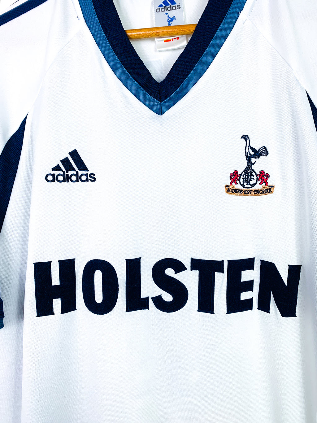 TOTTENHAM HOTSPUR 2001/2002 HOME SHIRT #11 REBROV [L]