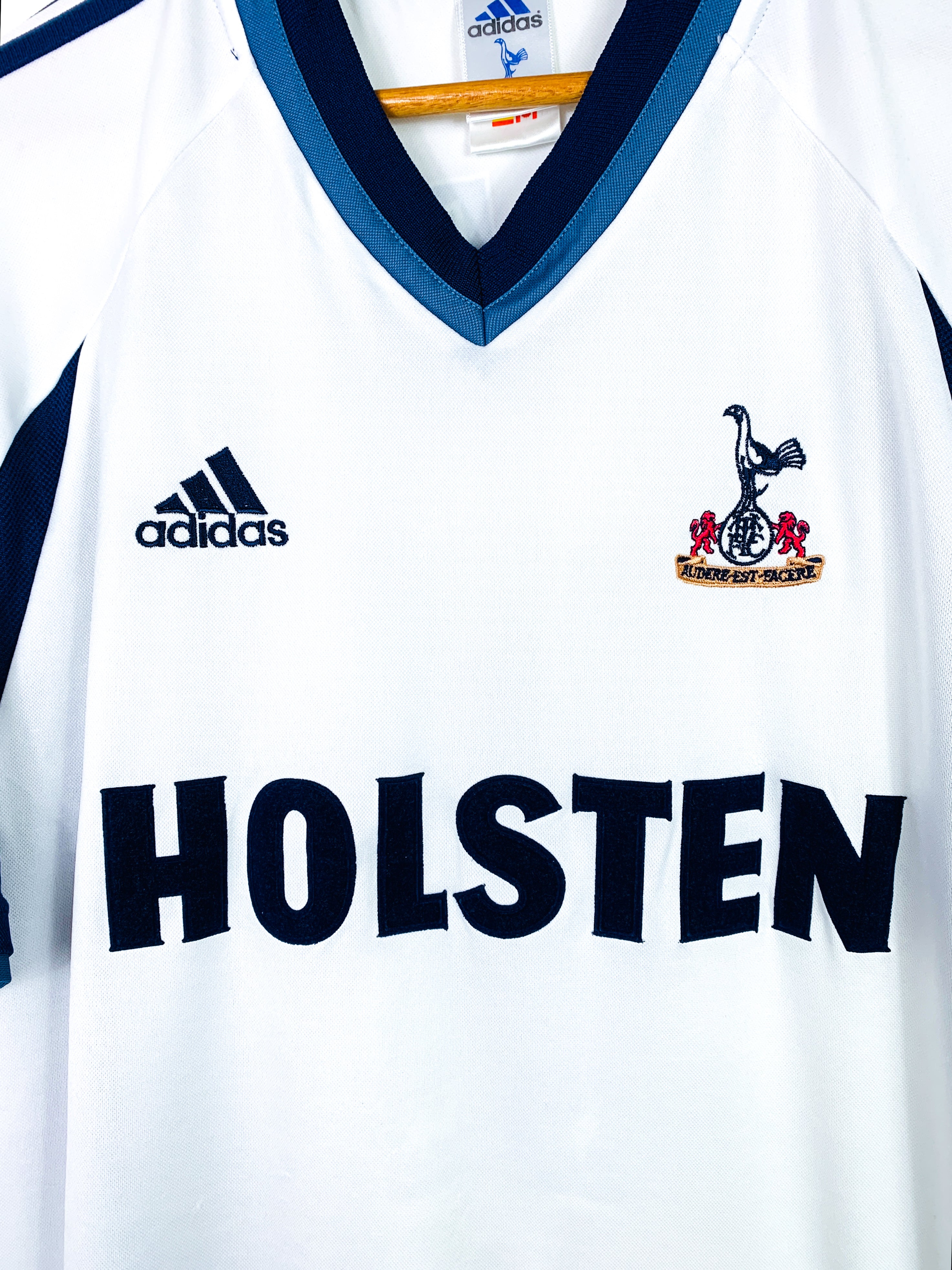 TOTTENHAM HOTSPUR 2001/2002 HOME SHIRT #11 REBROV [L]