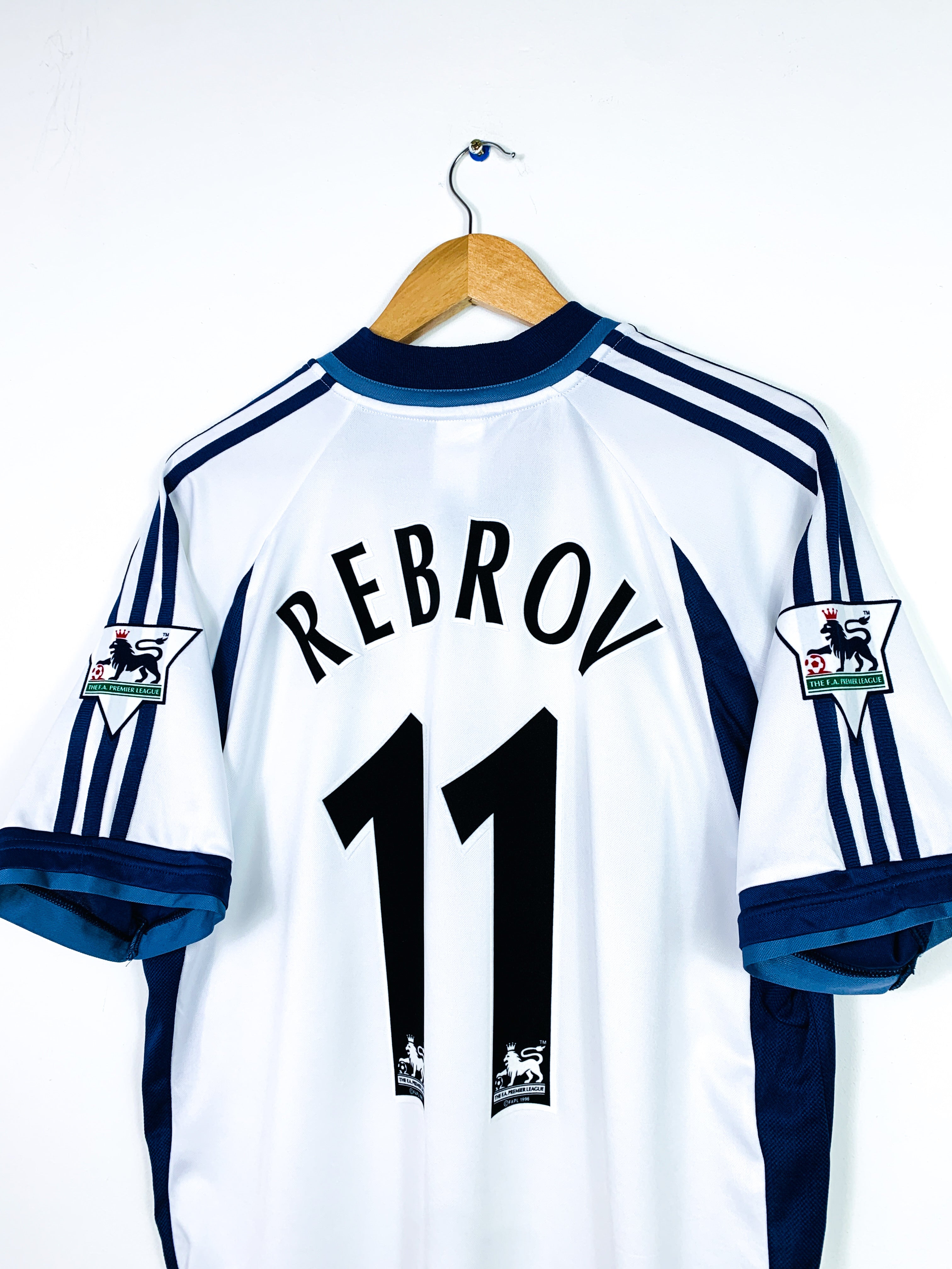TOTTENHAM HOTSPUR 2001/2002 HOME SHIRT #11 REBROV [L]