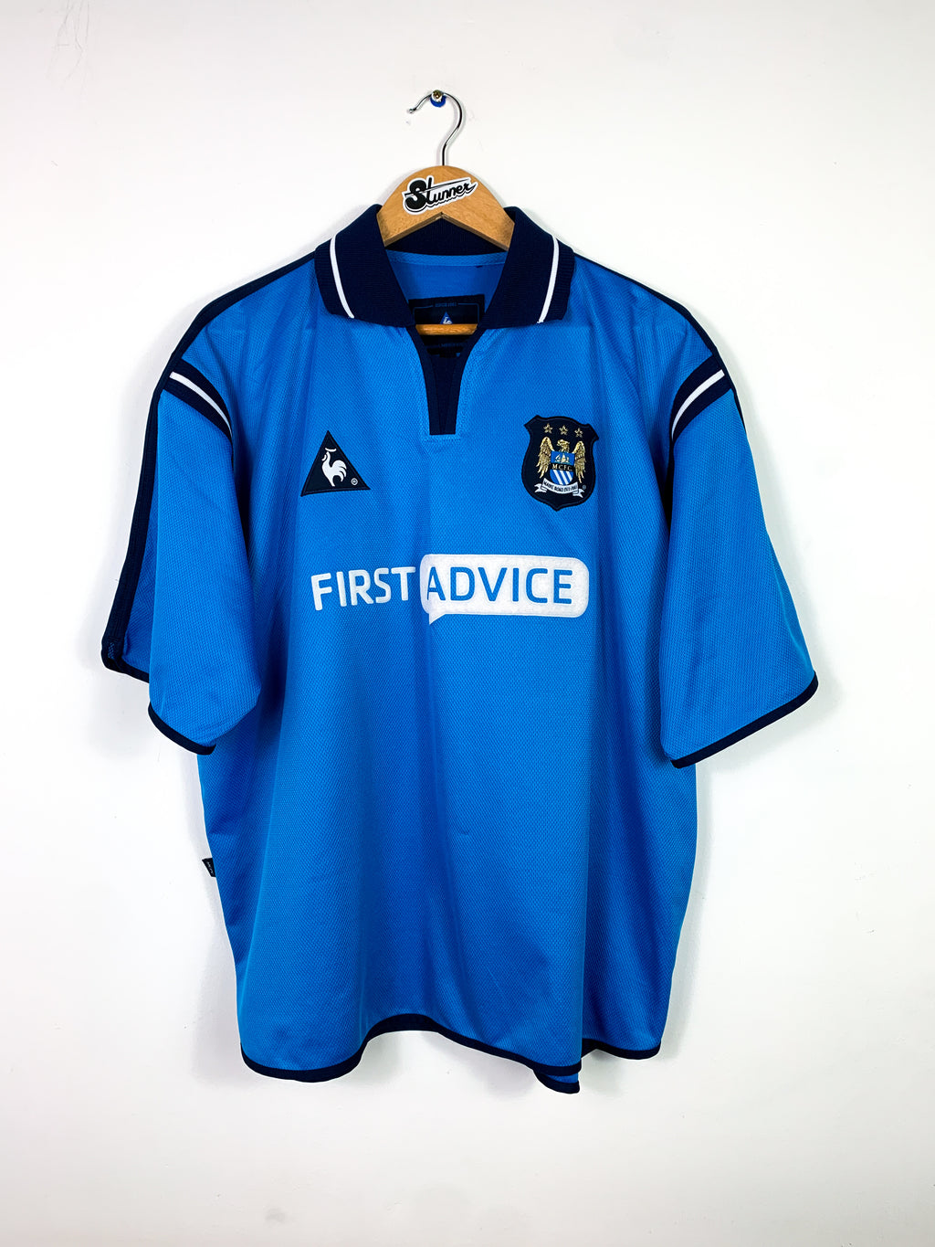 MANCHESTER CITY 2002/2003 HOME SHIRT #17 SUN [XL]