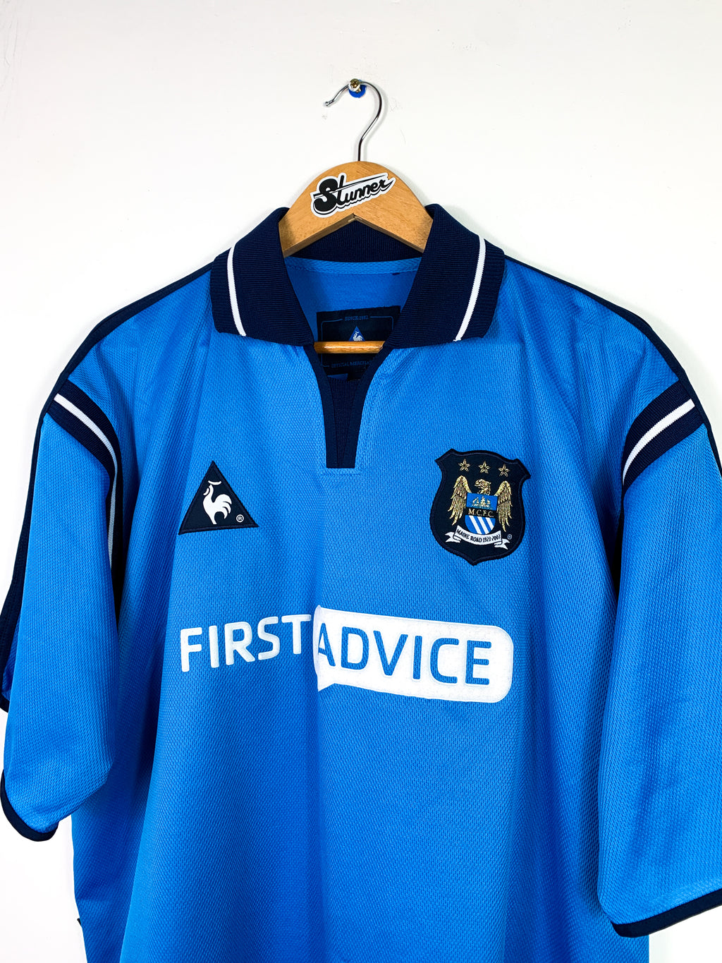 MANCHESTER CITY 2002/2003 HOME SHIRT #17 SUN [XL]