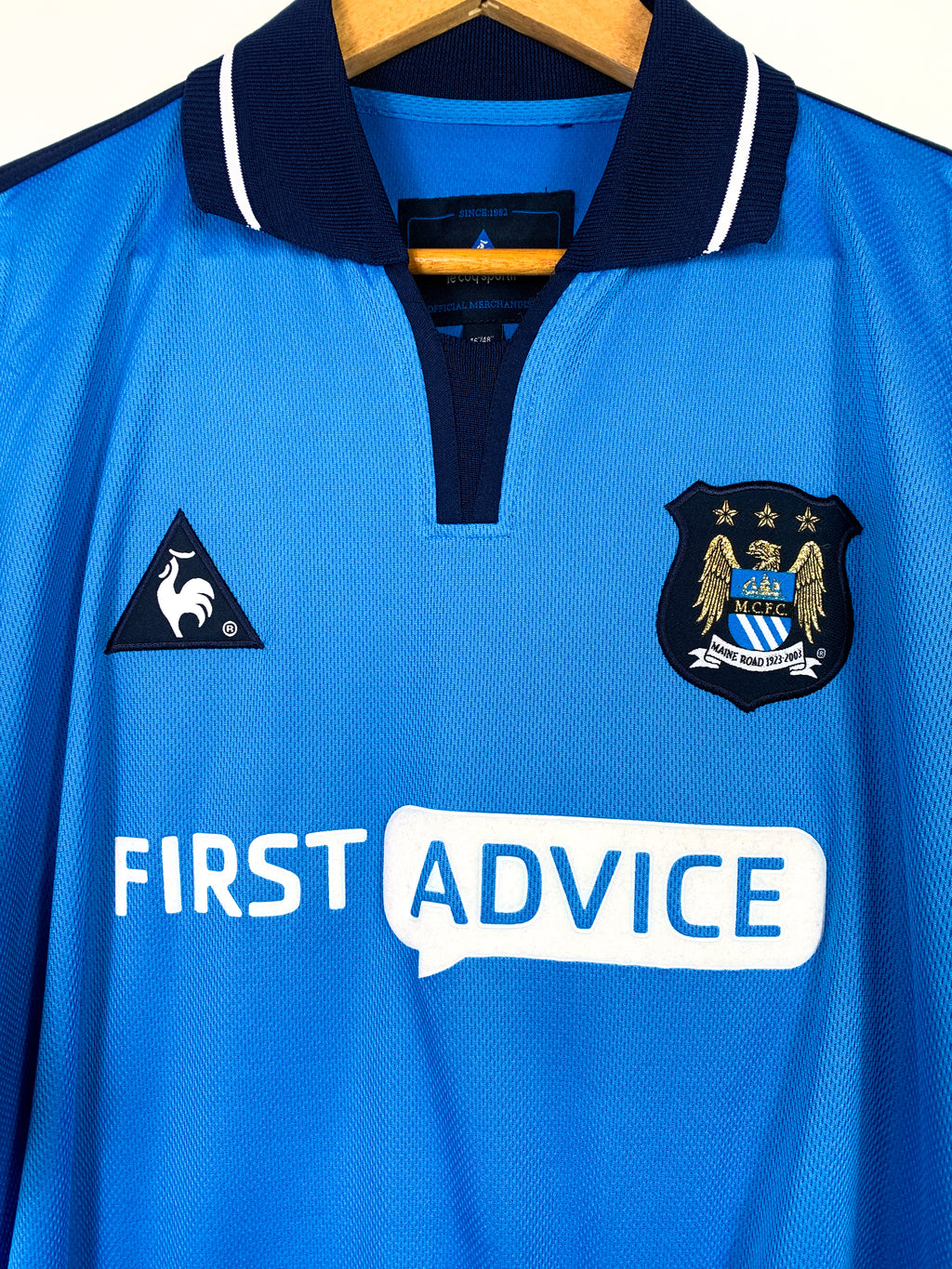 MANCHESTER CITY 2002/2003 HOME SHIRT #17 SUN [XL]