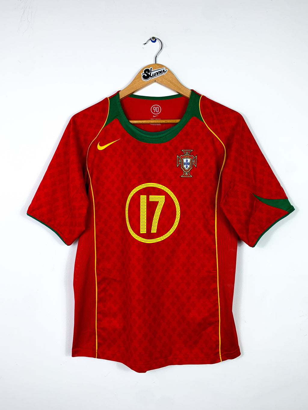 PORTUGAL 2004/2006 HOME SHIRT #17 C.RONALDO [S]