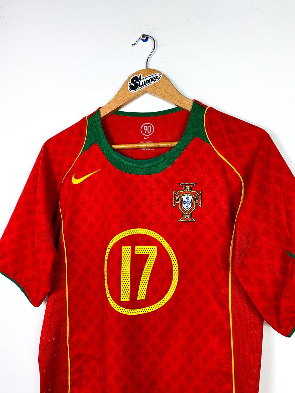 PORTUGAL 2004/2006 HOME SHIRT #17 C.RONALDO [S]