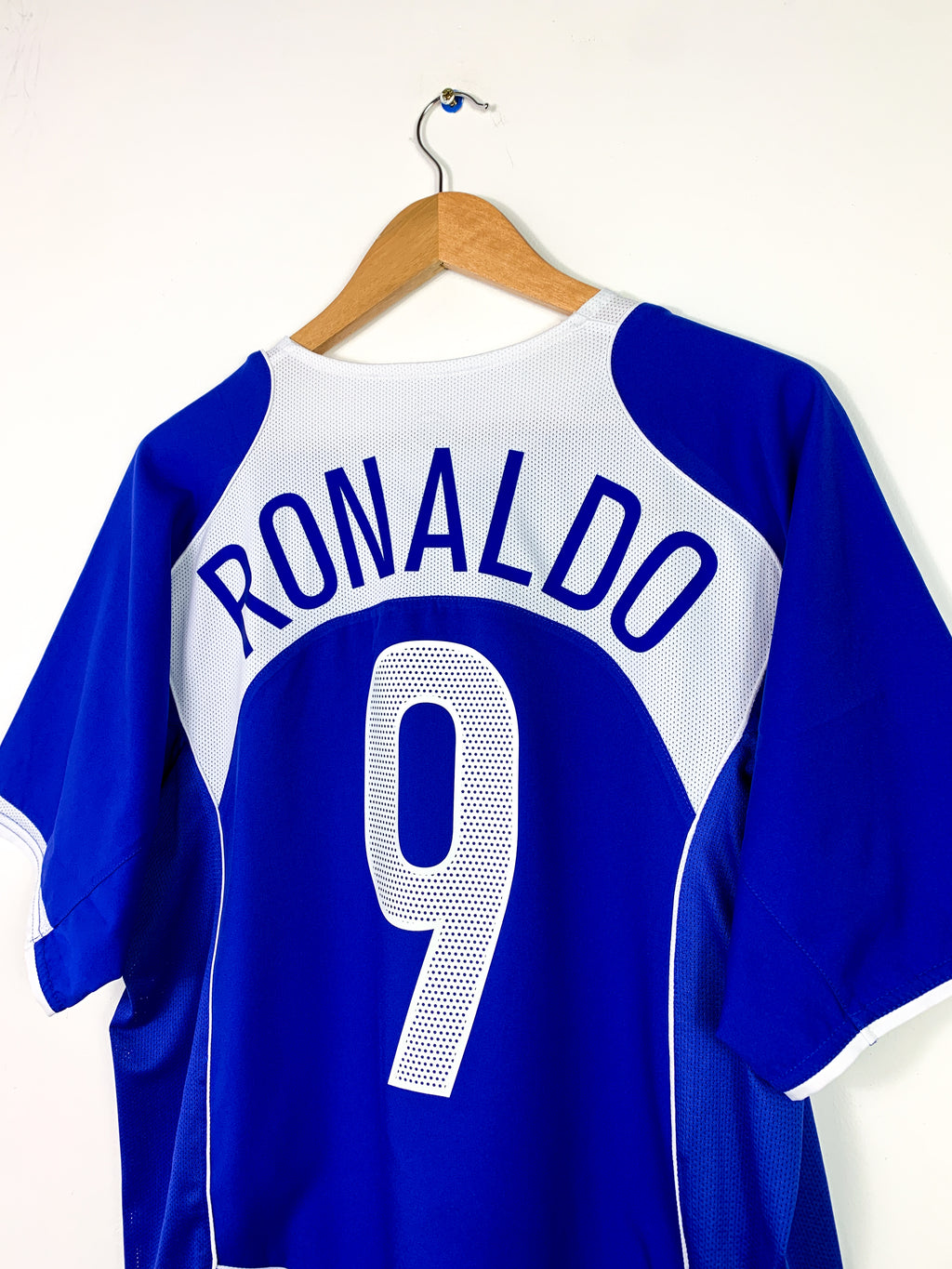 BRAZIL 2004/2006 AWAY SHIRT #9 RONALDO [L]