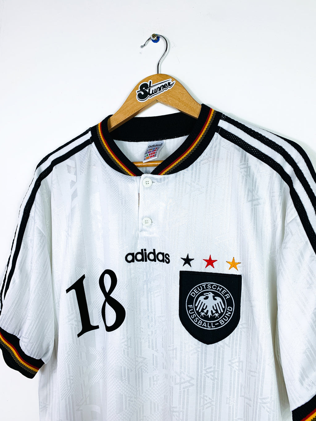 GERMANY 1996/1998 HOME SHIRT #18 KLINSMANN [XL/XXL]
