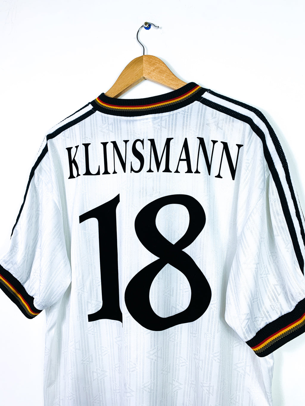 GERMANY 1996/1998 HOME SHIRT #18 KLINSMANN [XL/XXL]