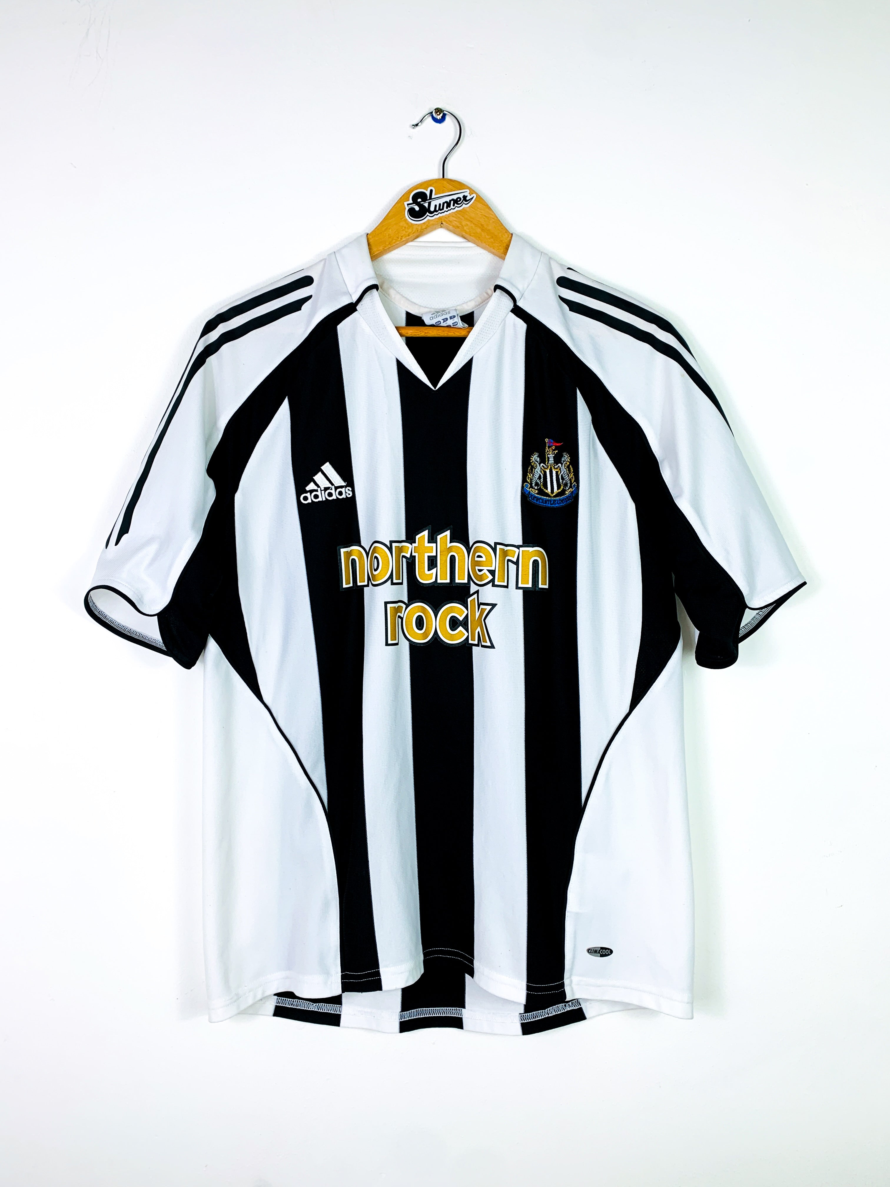NEWCASTLE UNITED 2005/2007 HOME SHIRT #9 SHEARER [L]