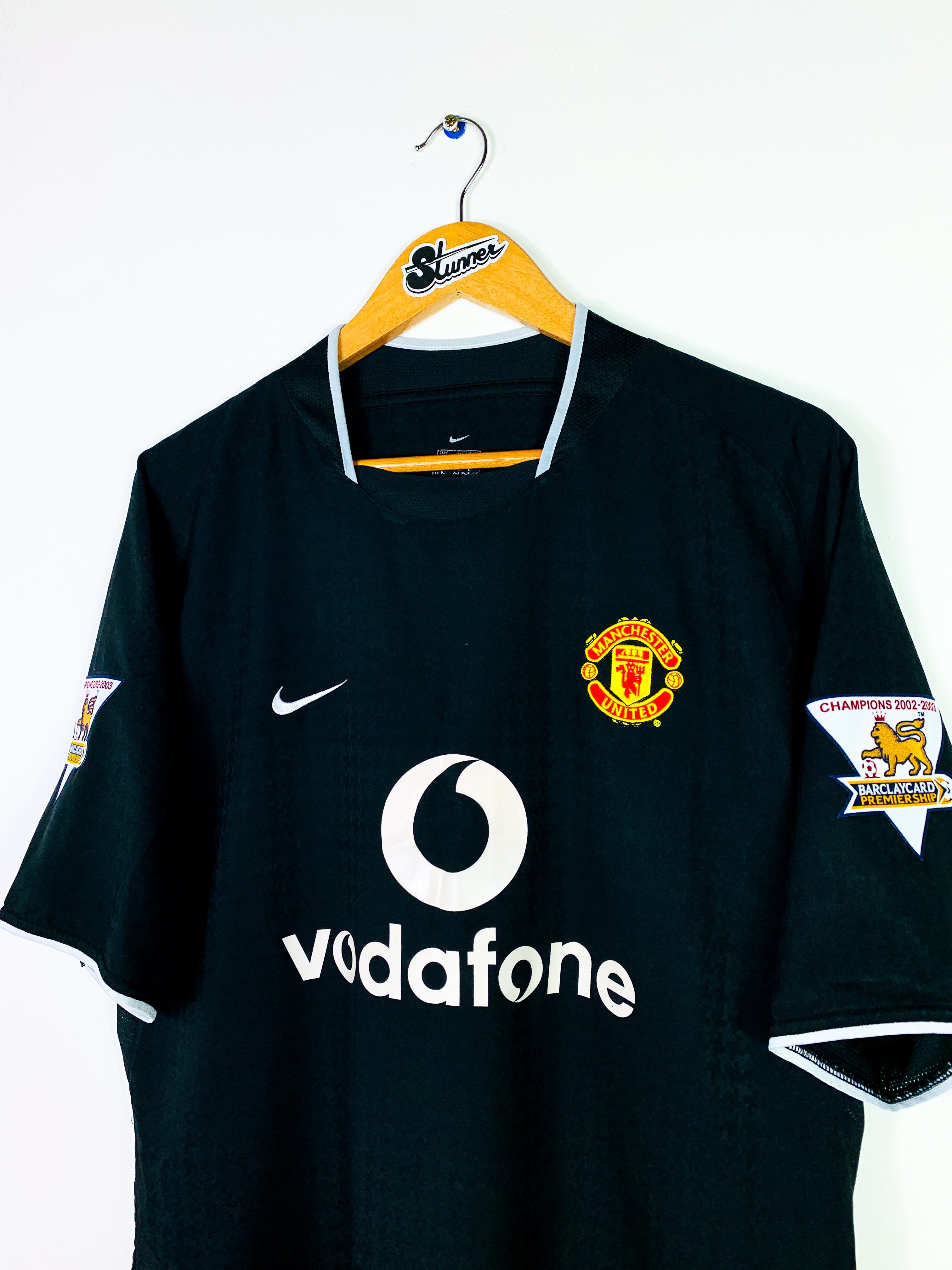 MANCHESTER UNITED 2003/2005 AWAY SHIRT #7 RONALDO [L]