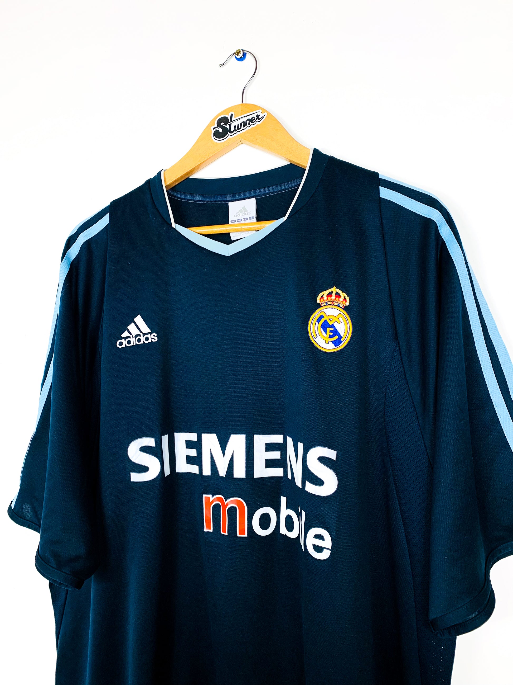 REAL MADRID 2003/2004 AWAY SHIRT #9 RONALDO [XXL]