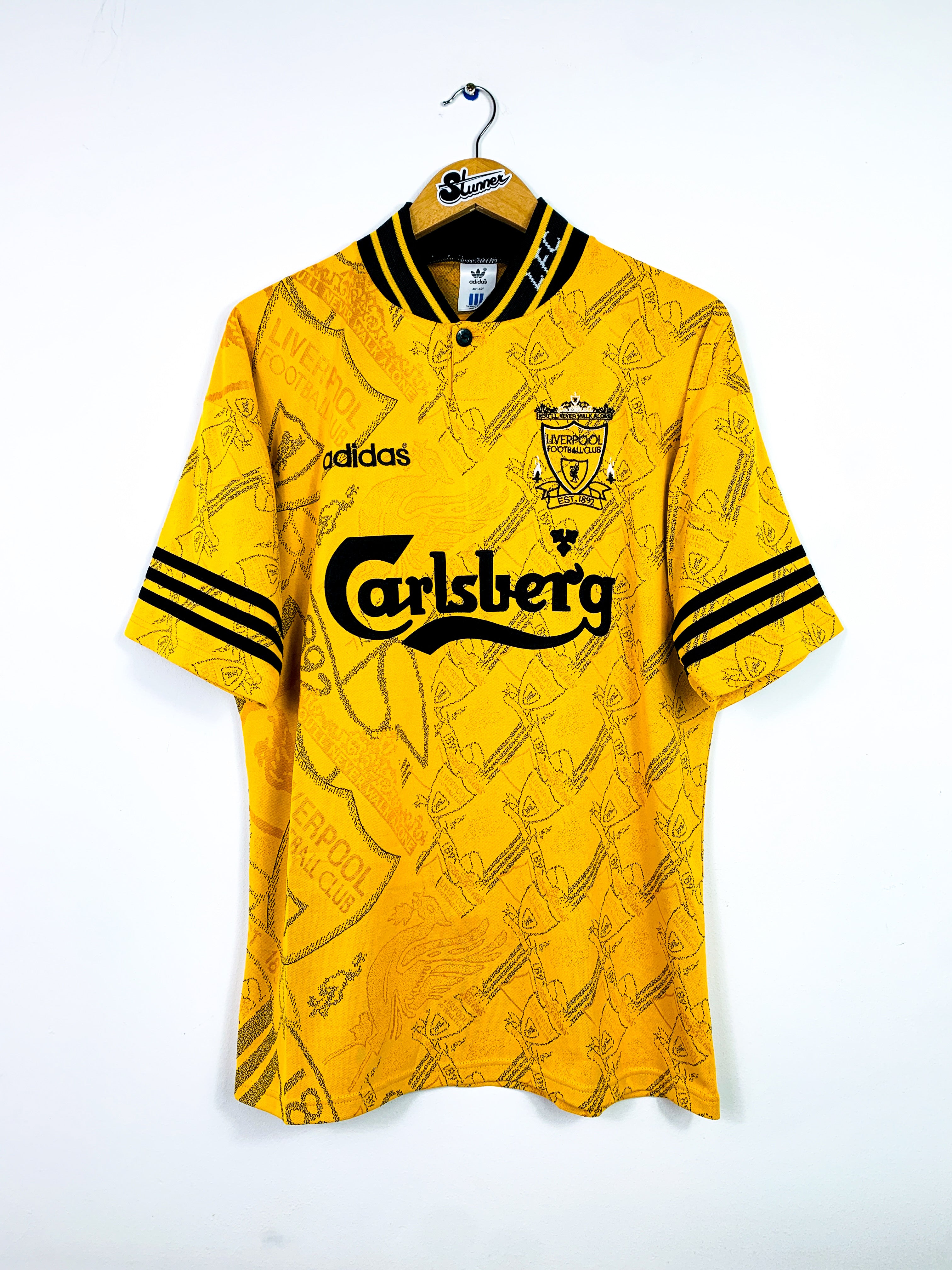 LIVERPOOL 1994/1996 THIRD SHIRT #9 RUSH [L]
