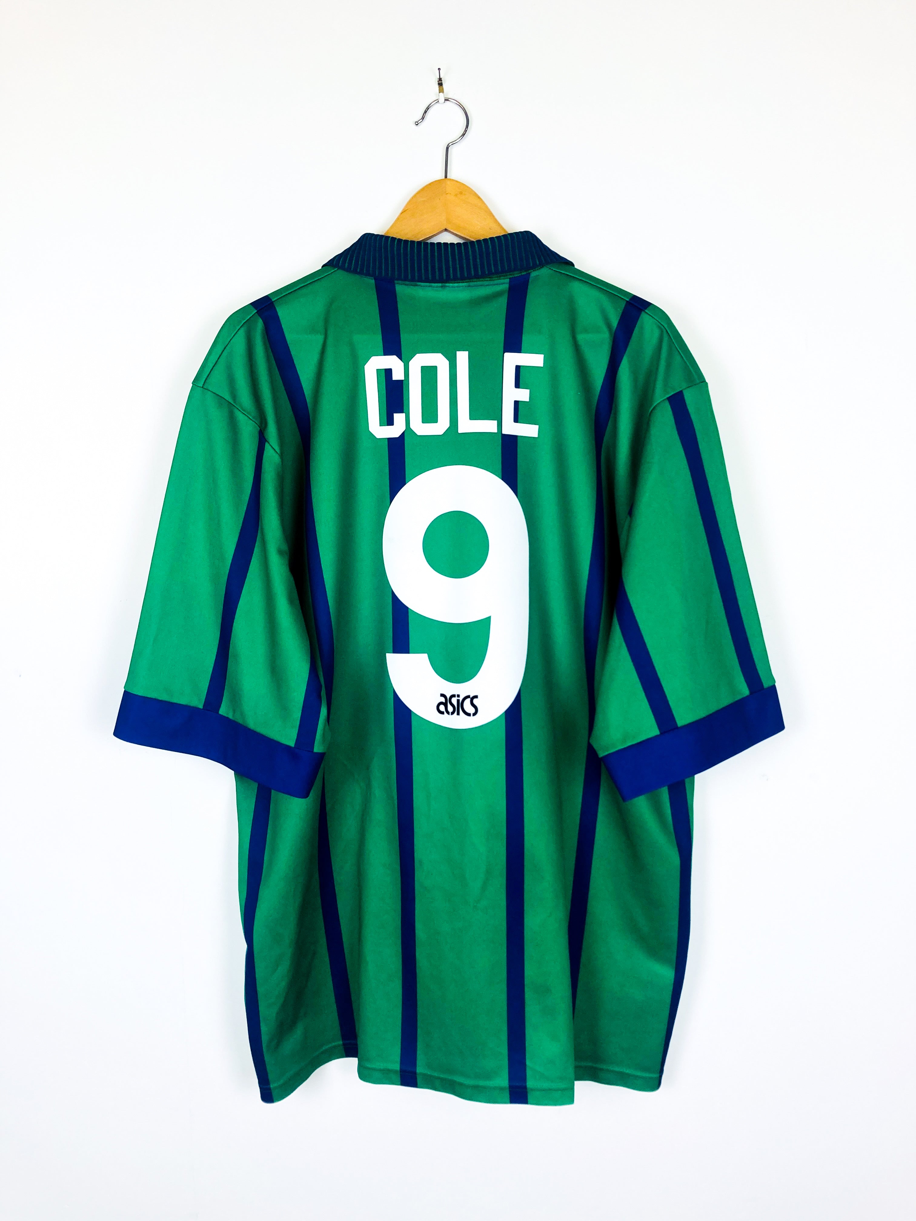 NEWCASTLE UNITED 1994/1995 THIRD SHIRT #9 COLE