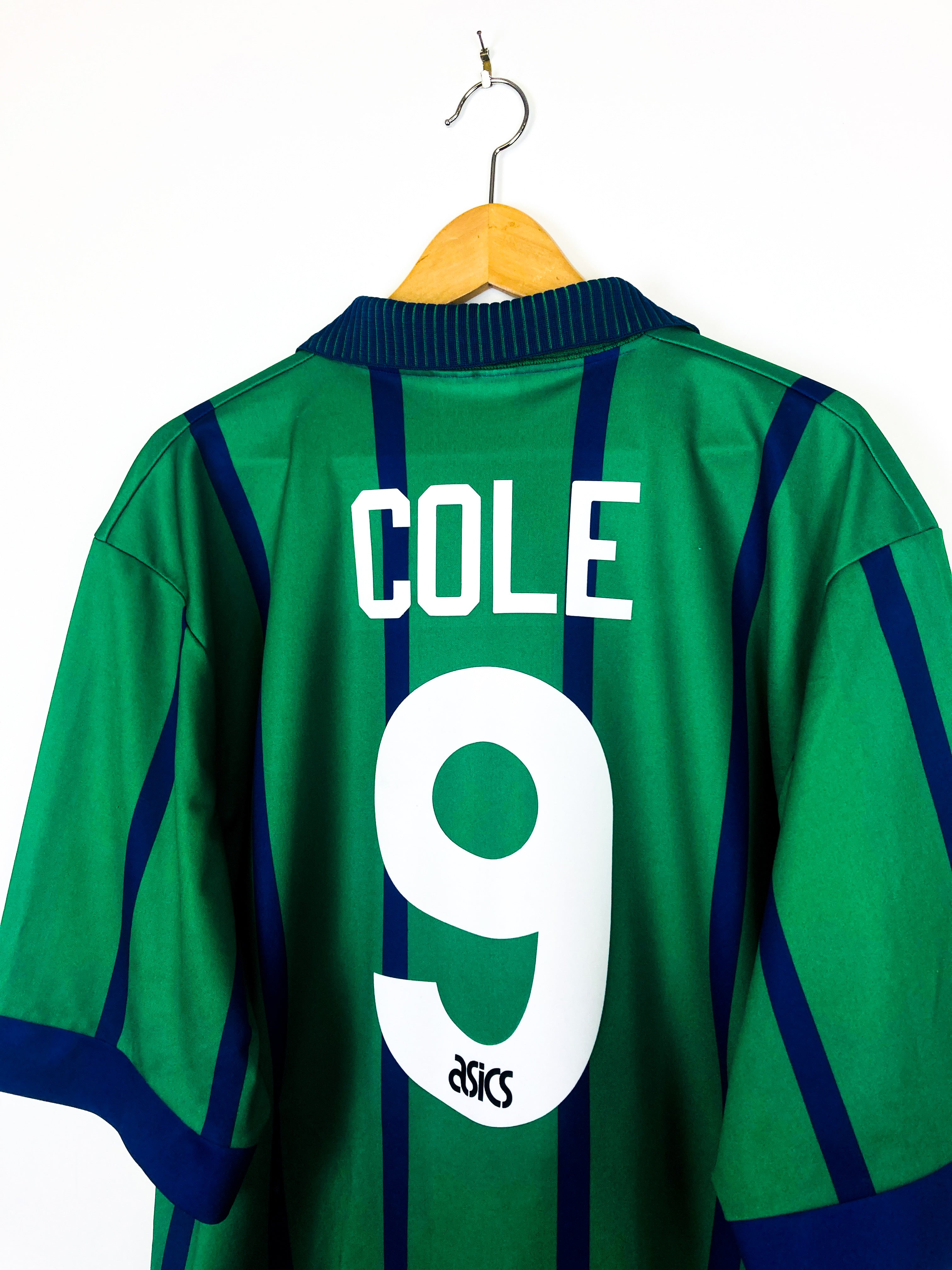 NEWCASTLE UNITED 1994/1995 THIRD SHIRT #9 COLE