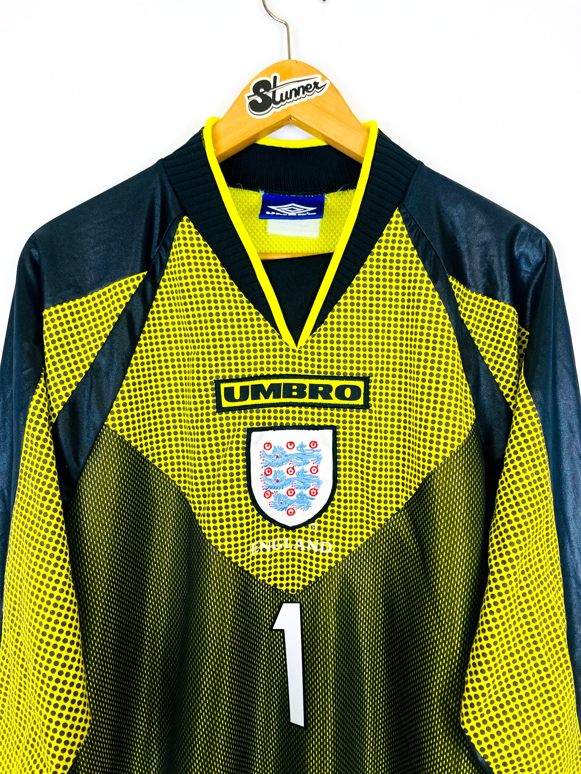 ENGLAND 1998/1999 GK SHIRT #1 SEAMAN