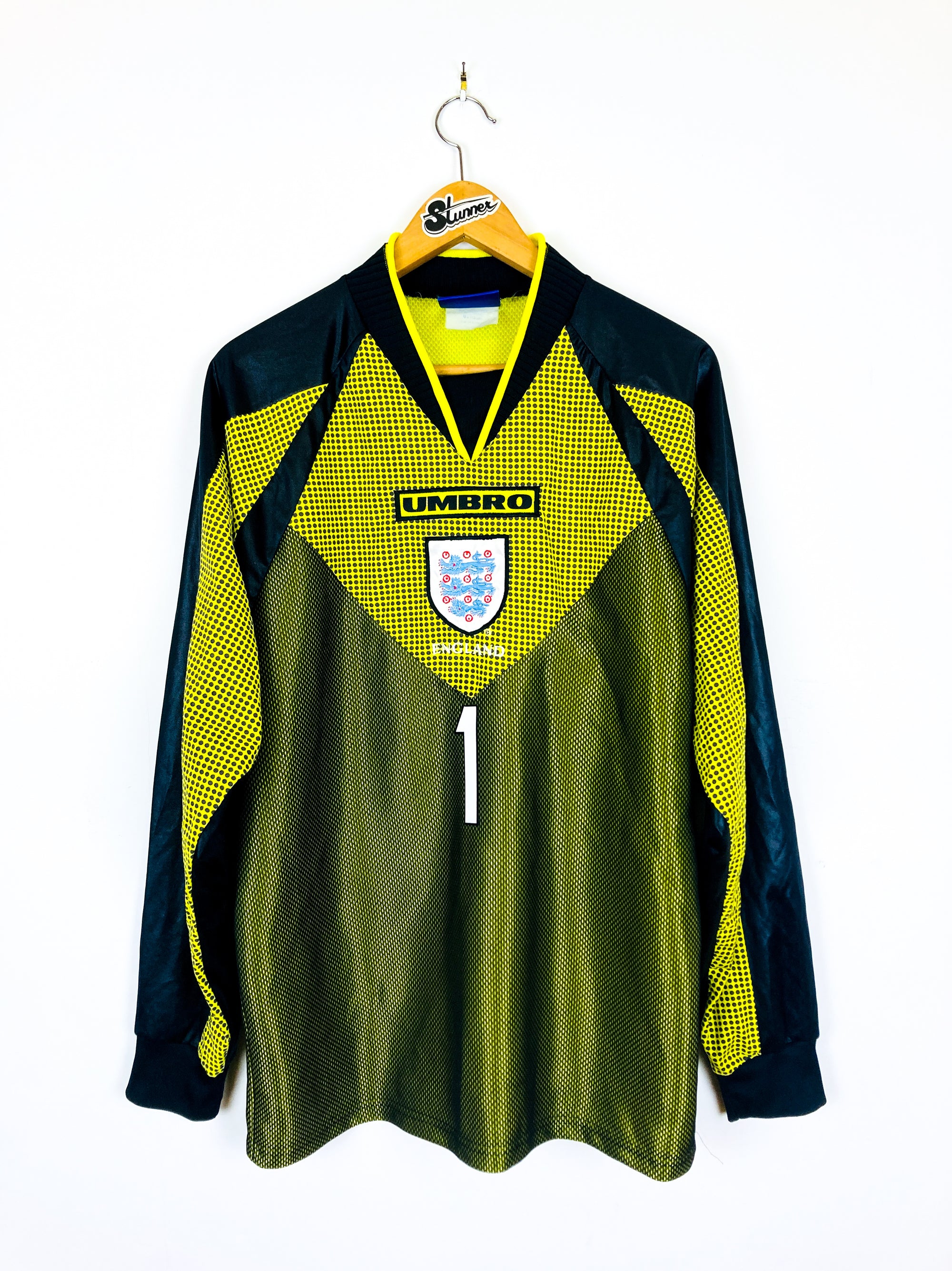 ENGLAND 1998/1999 GK SHIRT #1 SEAMAN
