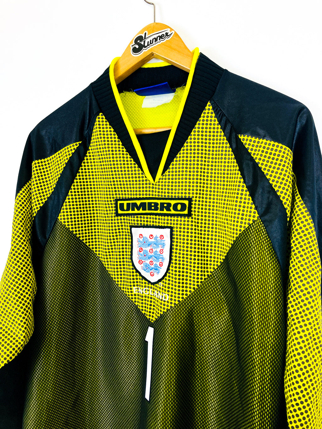ENGLAND 1998/1999 GK SHIRT #1 SEAMAN