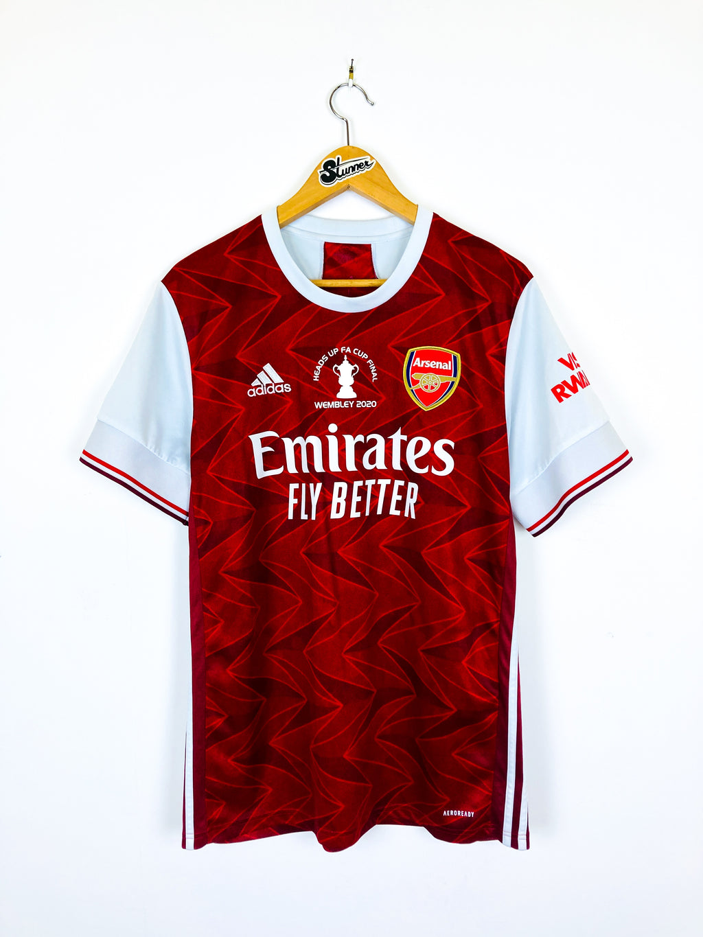 ARSENAL 2020/2021 *FA CUP* HOME SHIRT #14 ALWAYS FORWARD