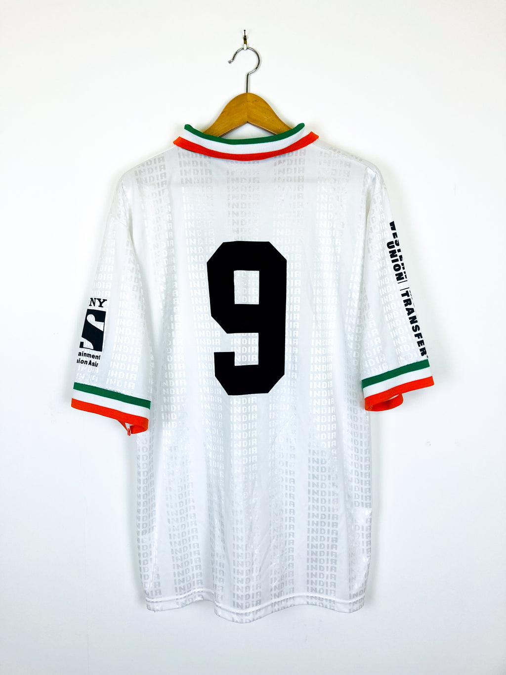 INDIA 2000/2002 *PLAYER ISSUE* HOME SHIRT #9 [L]