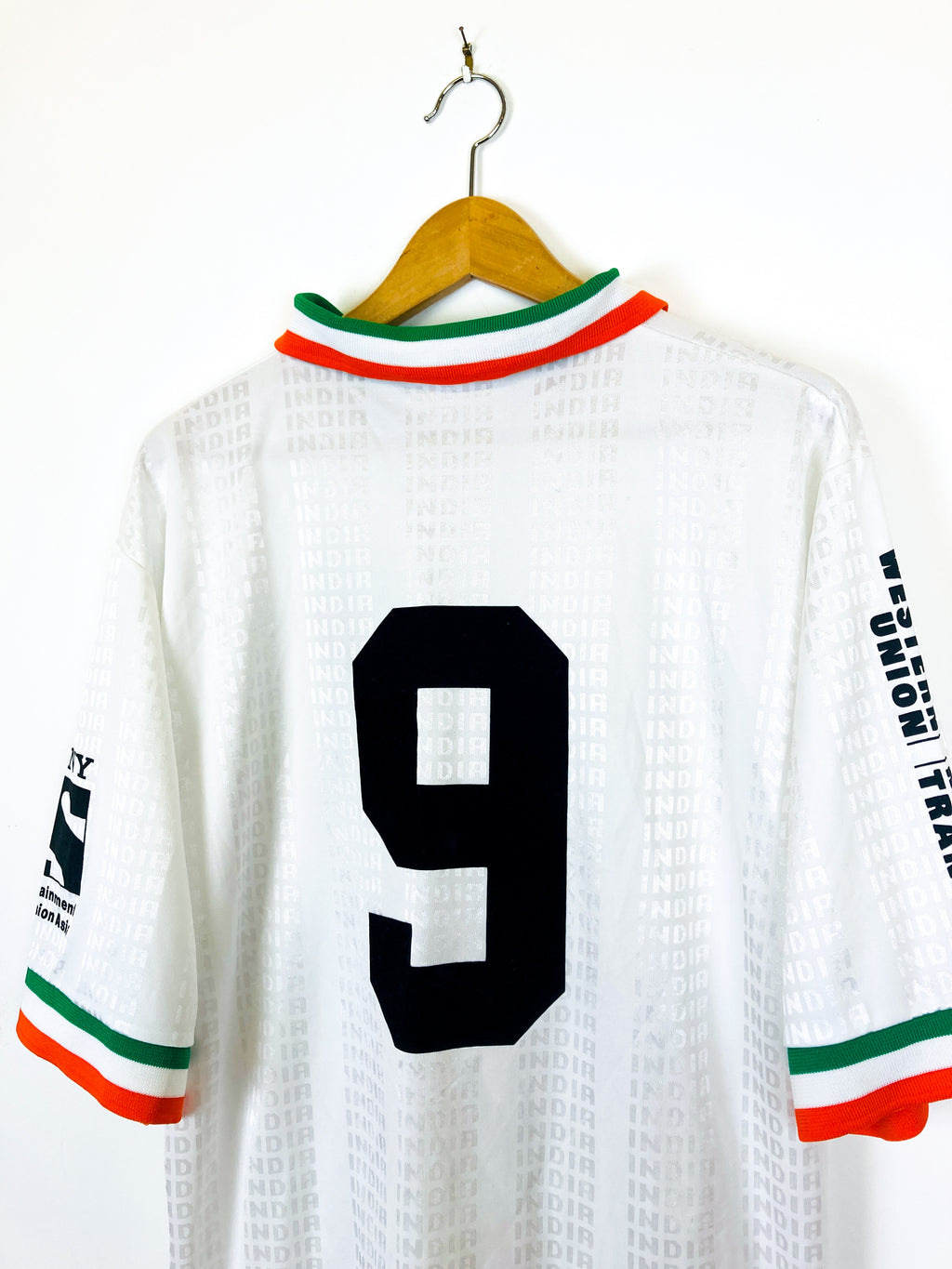 INDIA 2000/2002 *PLAYER ISSUE* HOME SHIRT #9 [L]