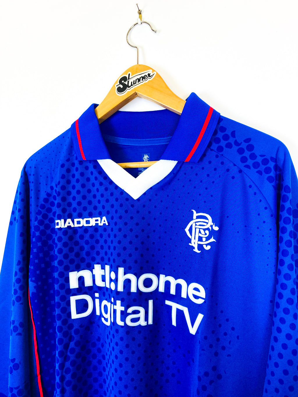 RANGERS 2002/2003 HOME SHIRT #7 CANIGGIA [BNWT] [L/S]