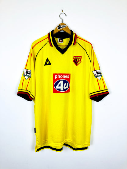 WATFORD 1999/2000 HOME SHIRT #37 HELGUSON