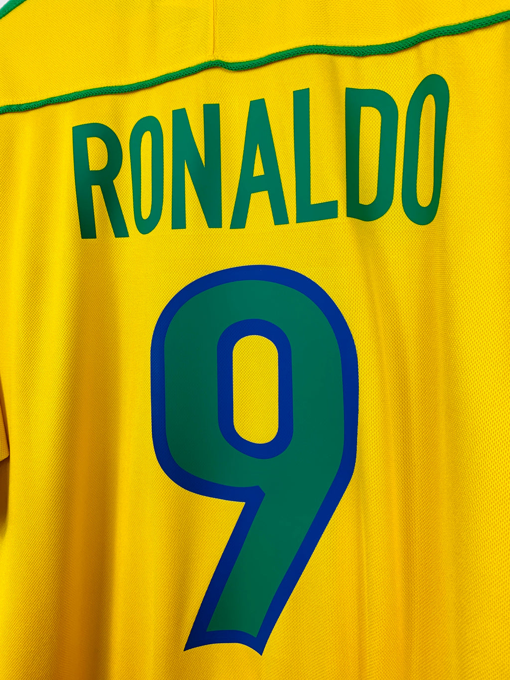 BRAZIL 1998/2000 HOME SHIRT #9 RONALDO