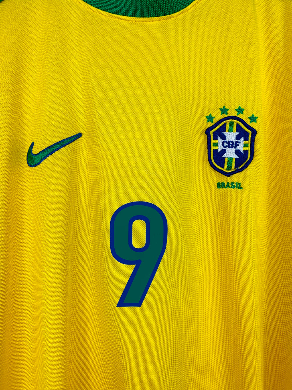 BRAZIL 1998/2000 HOME SHIRT #9 RONALDO