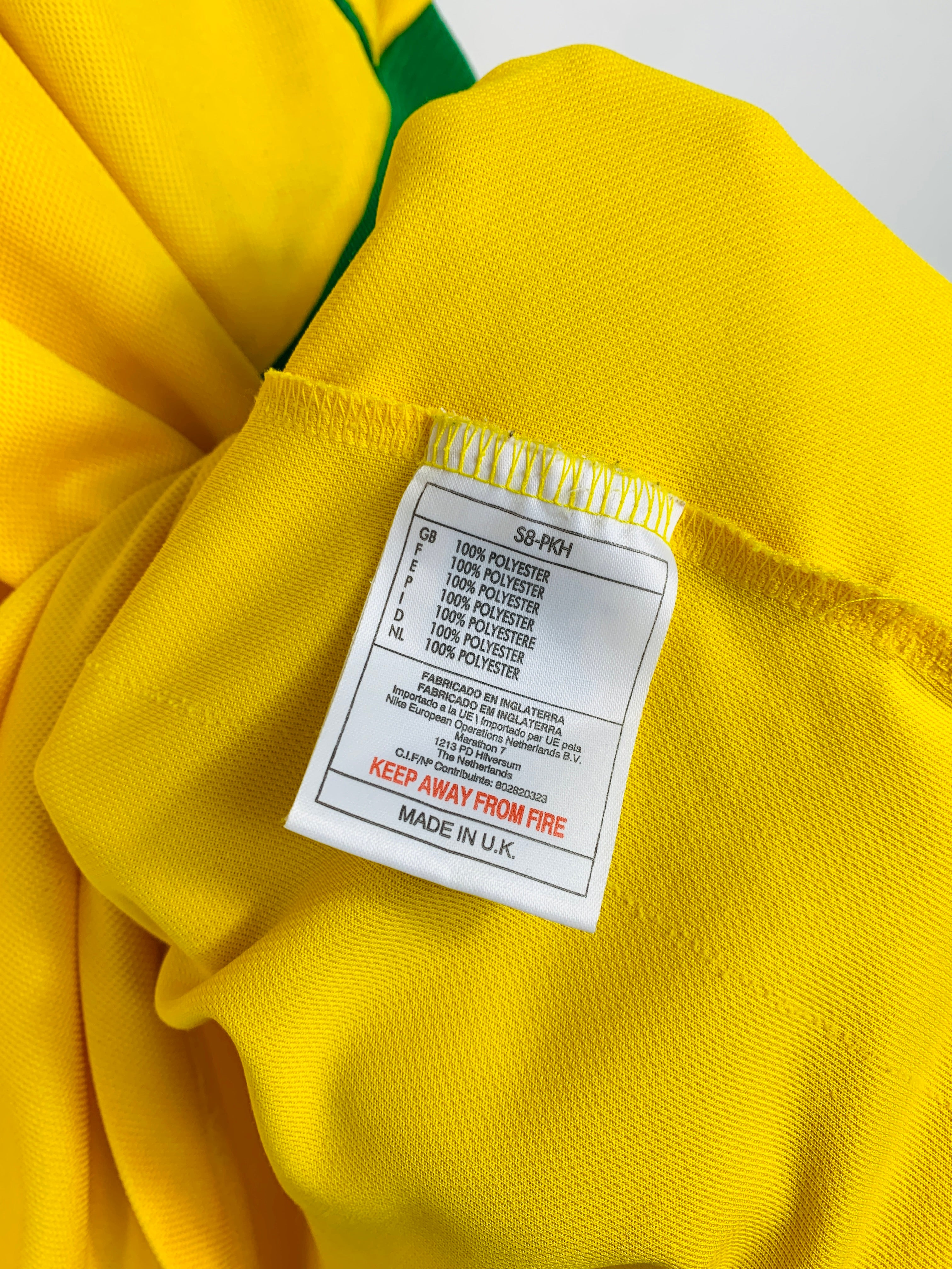 BRAZIL 1998/2000 HOME SHIRT #9 RONALDO