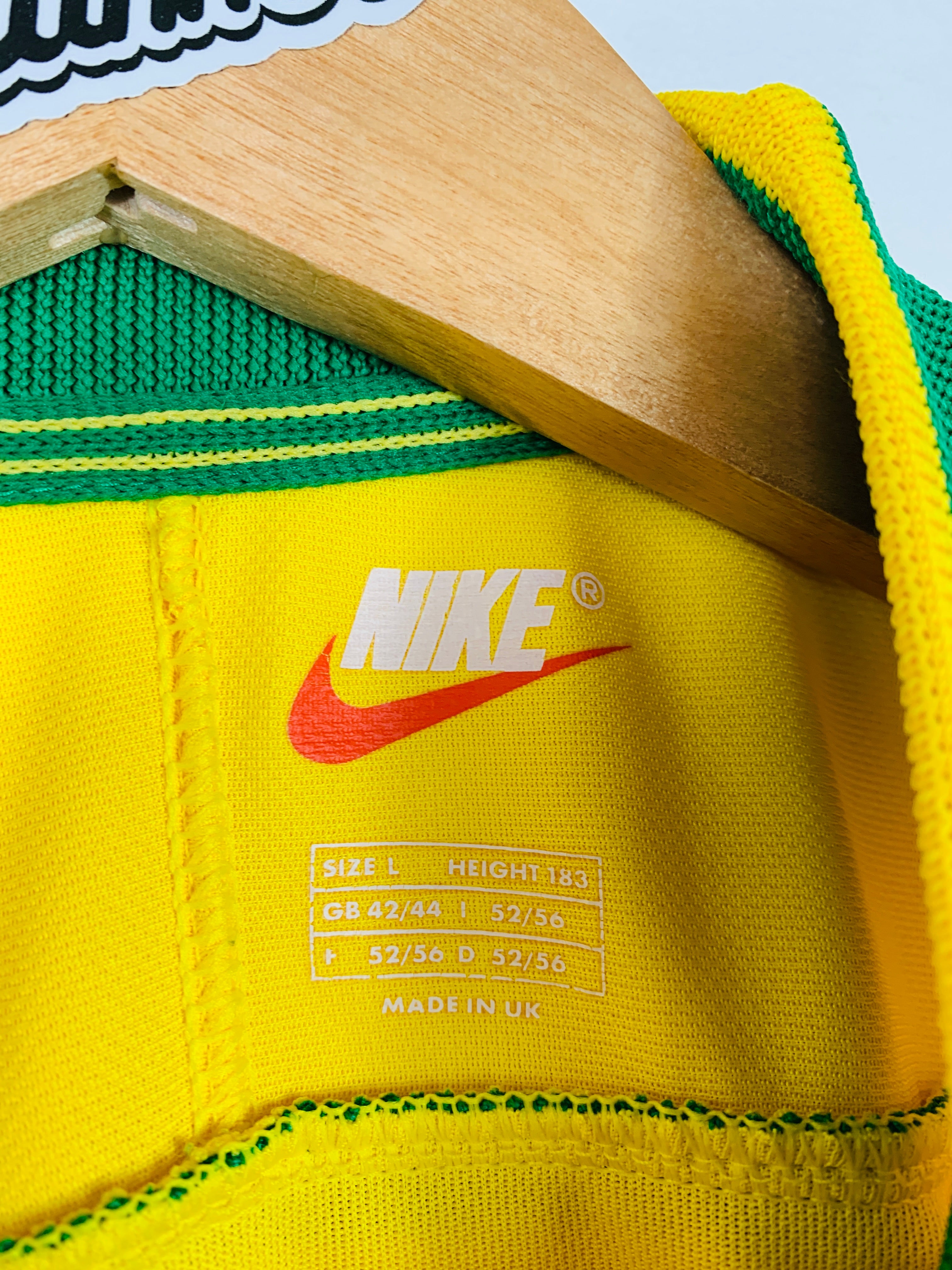 BRAZIL 1998/2000 HOME SHIRT #9 RONALDO