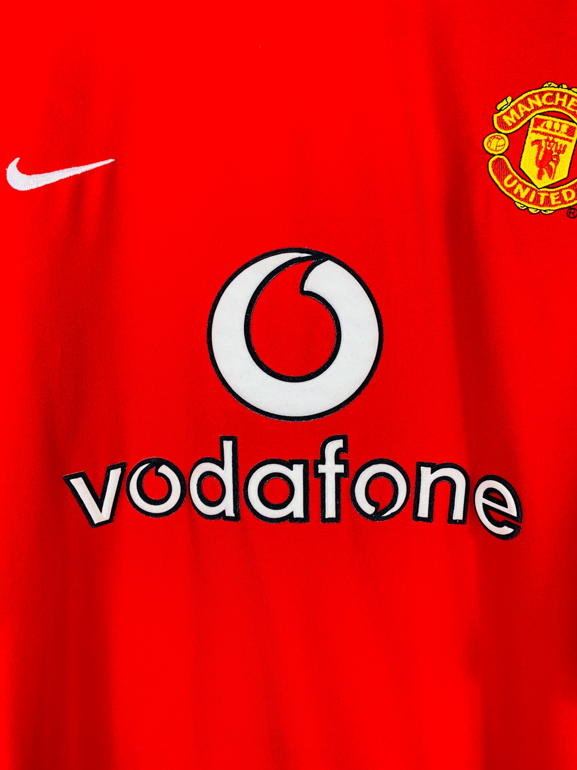 MANCHESTER UNITED 2002/2004 HOME SHIRT #7 RONALDO [XXL]