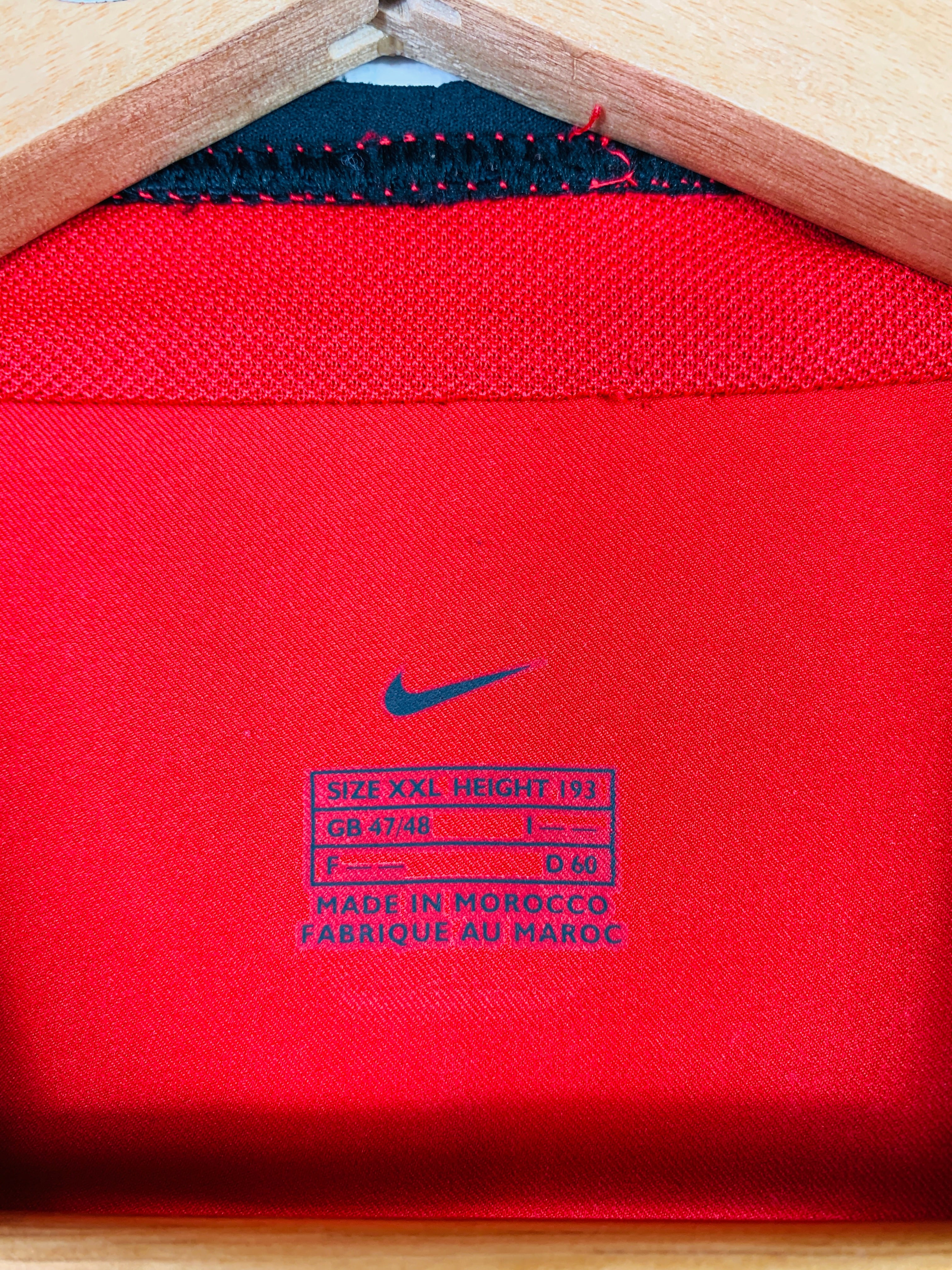 MANCHESTER UNITED 2002/2004 HOME SHIRT #7 RONALDO [XXL]