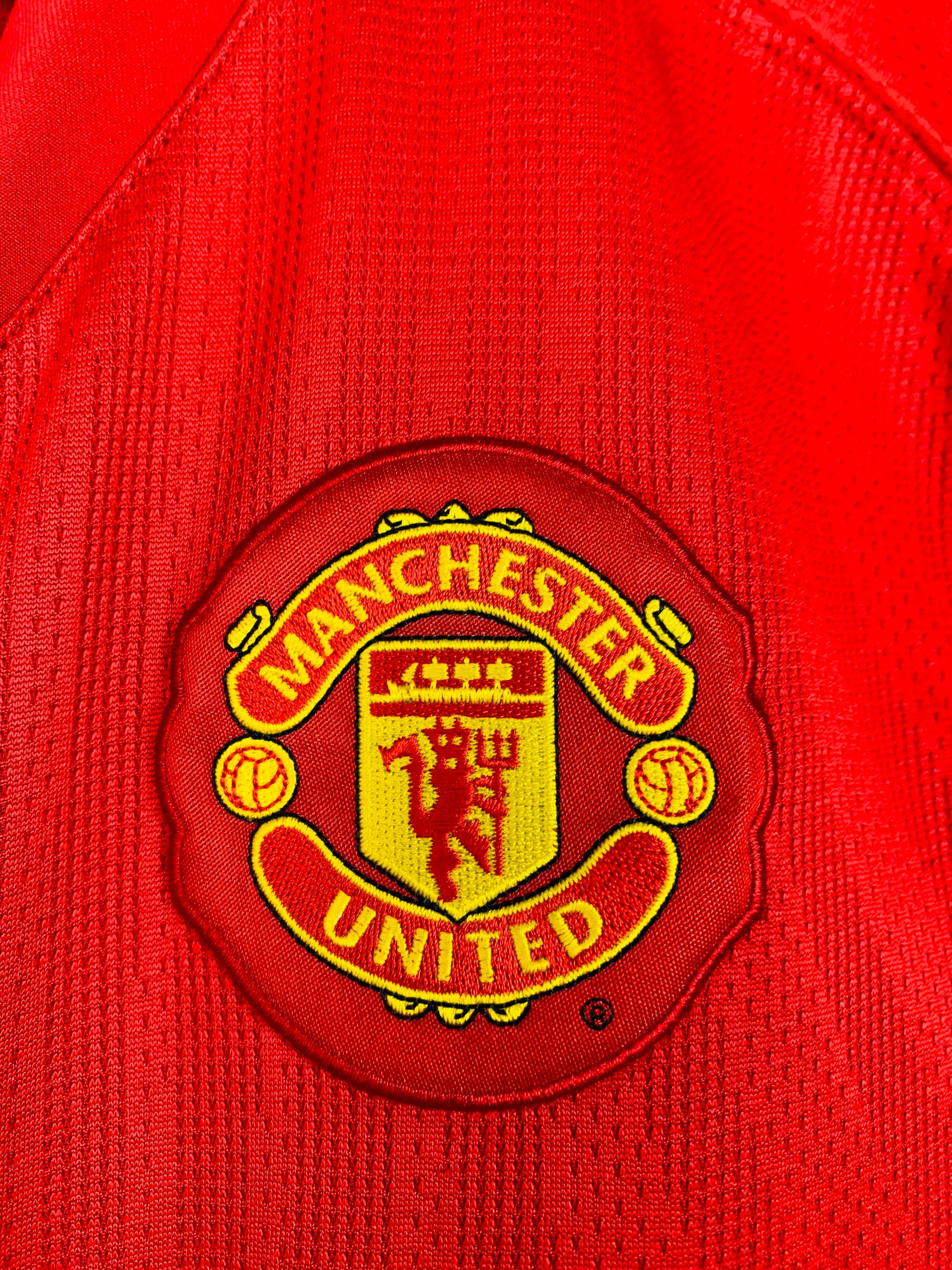 MANCHESTER UNITED 2007/2009 HOME SHIRT #7 RONALDO