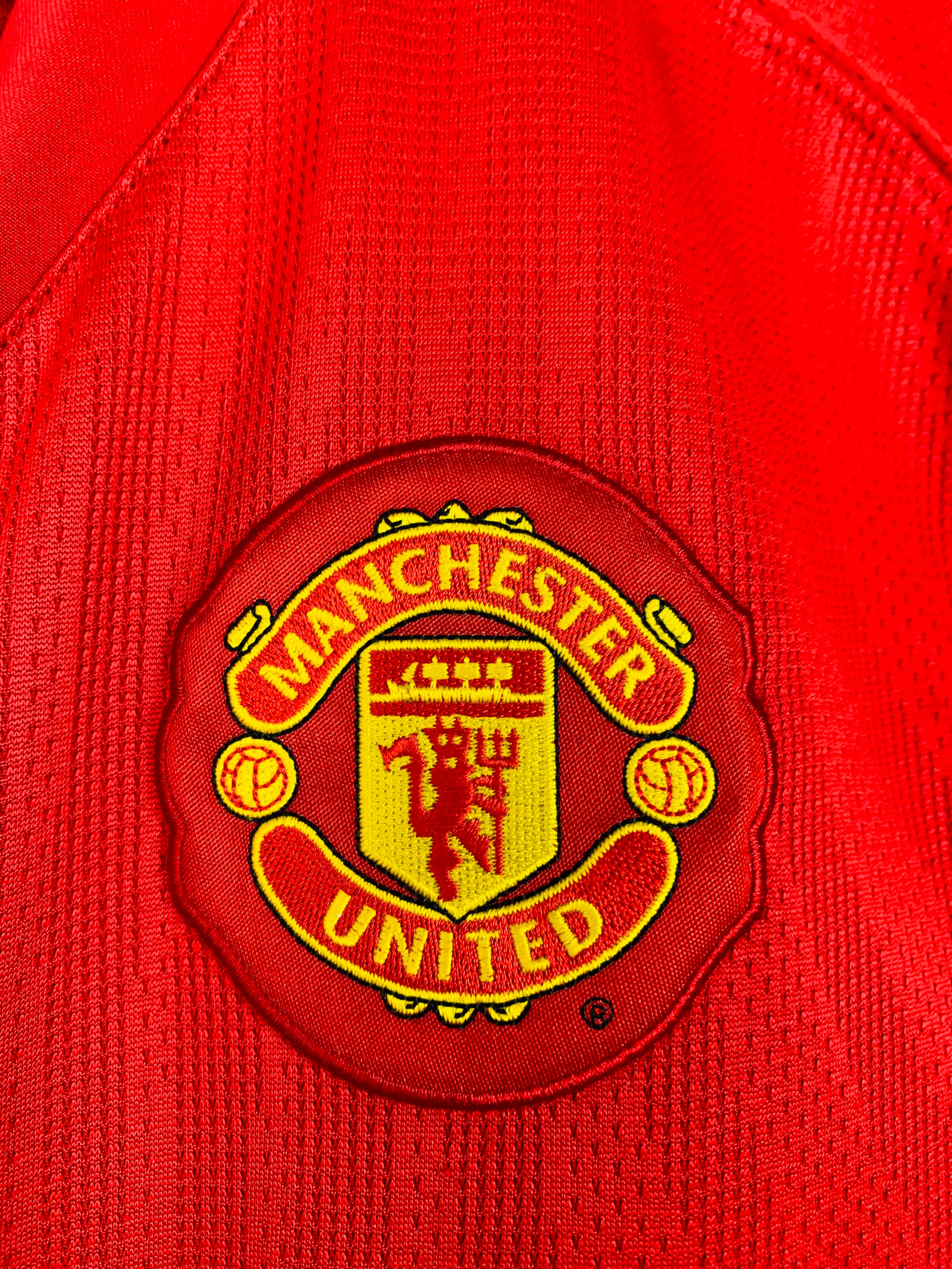 MANCHESTER UNITED 2007/2009 HOME SHIRT #7 RONALDO
