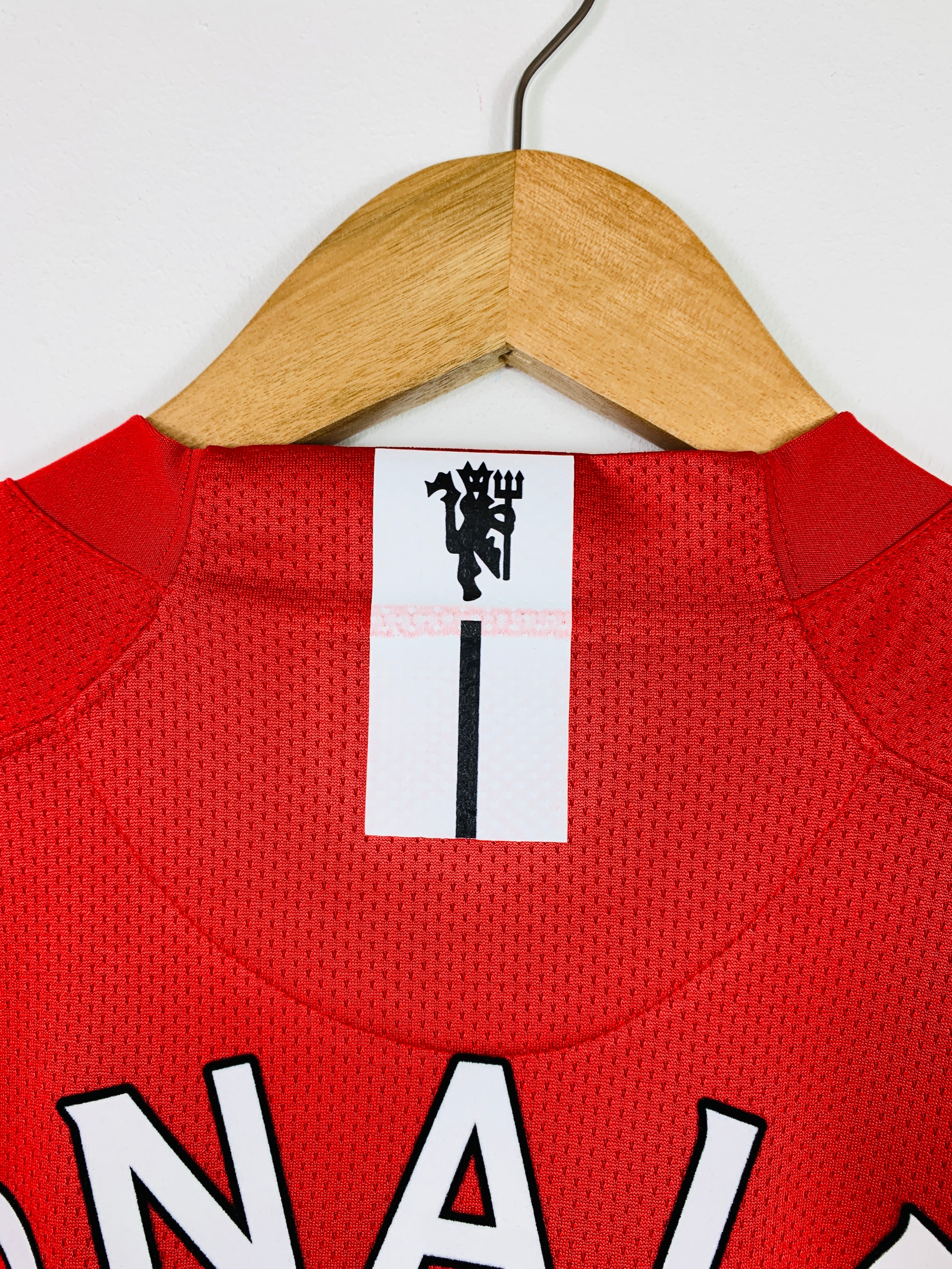 MANCHESTER UNITED 2007/2009 HOME SHIRT #7 RONALDO