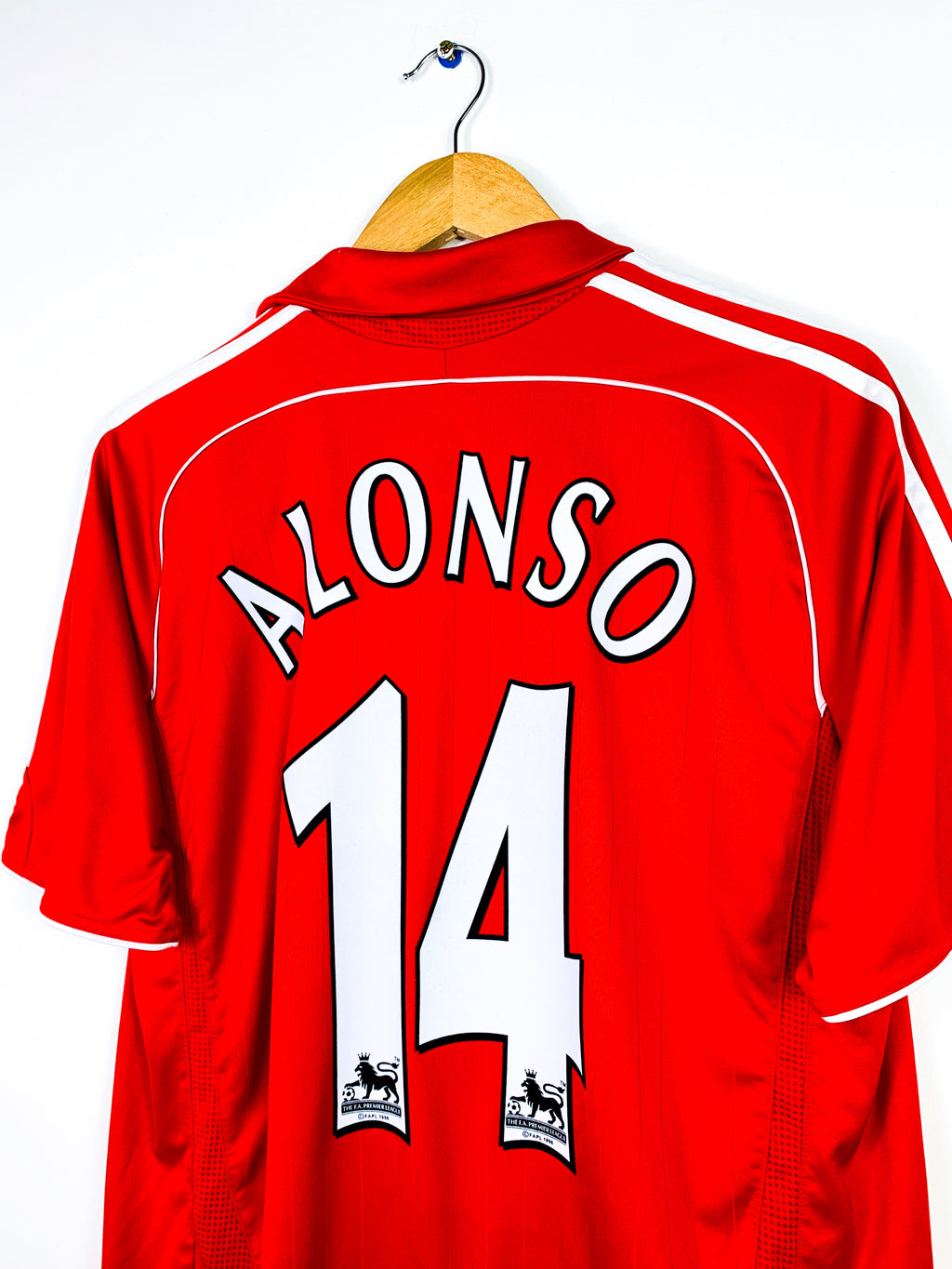 LIVERPOOL 2006/2008 HOME SHIRT #14 ALONSO