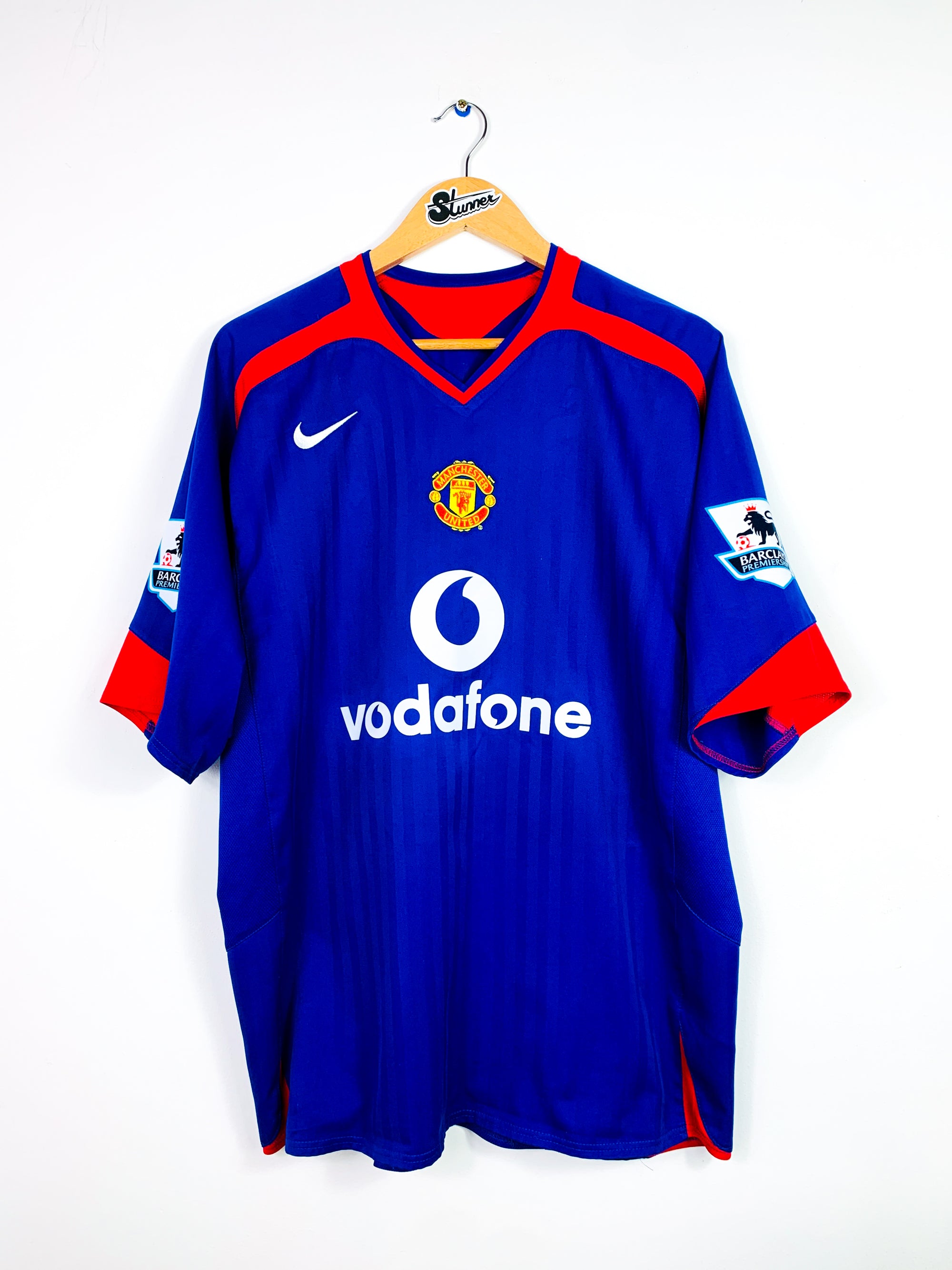 MANCHESTER UNITED 2005/2006 AWAY SHIRT #13 J.S. PARK