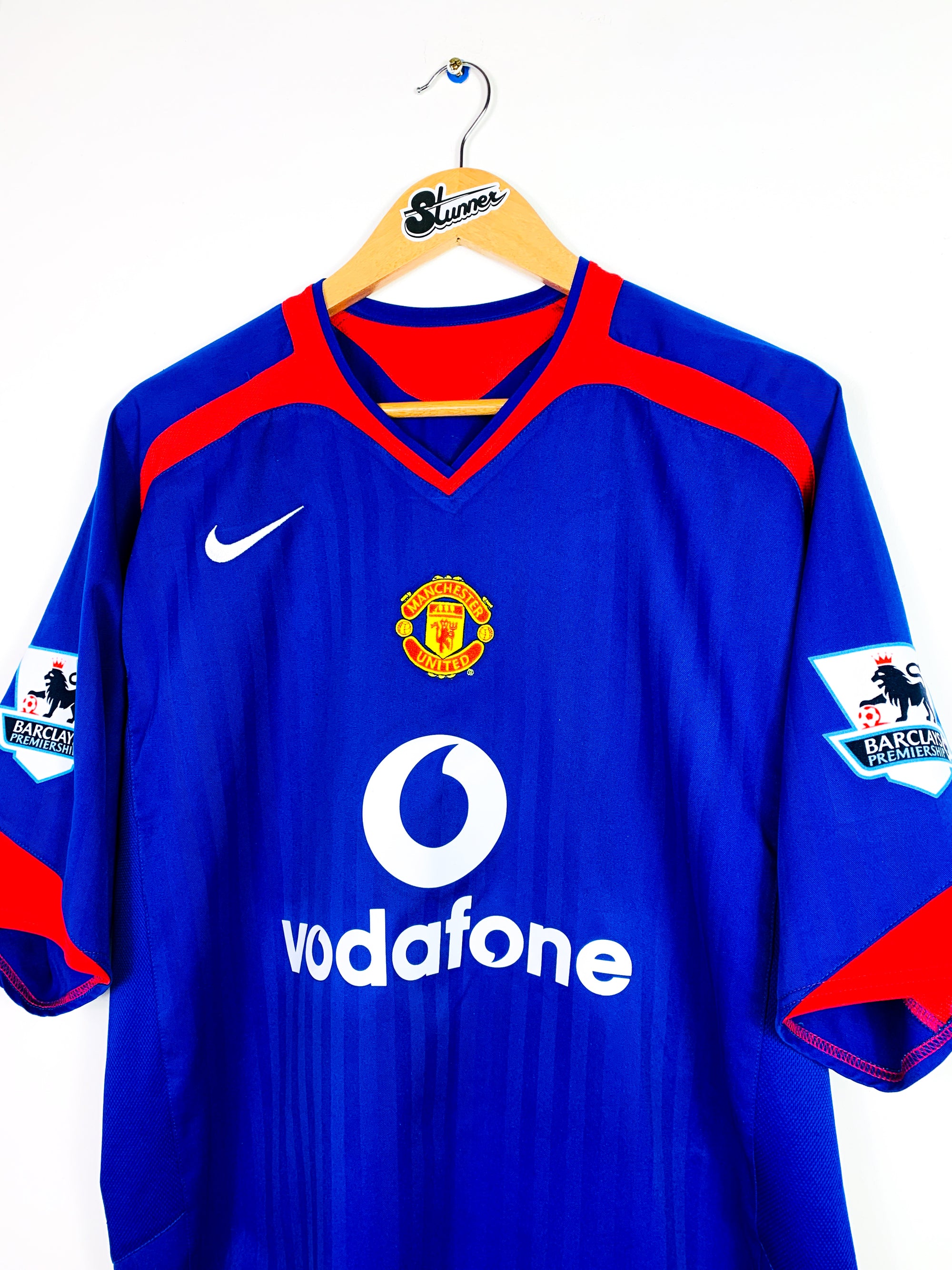 MANCHESTER UNITED 2005/2006 AWAY SHIRT #13 J.S. PARK
