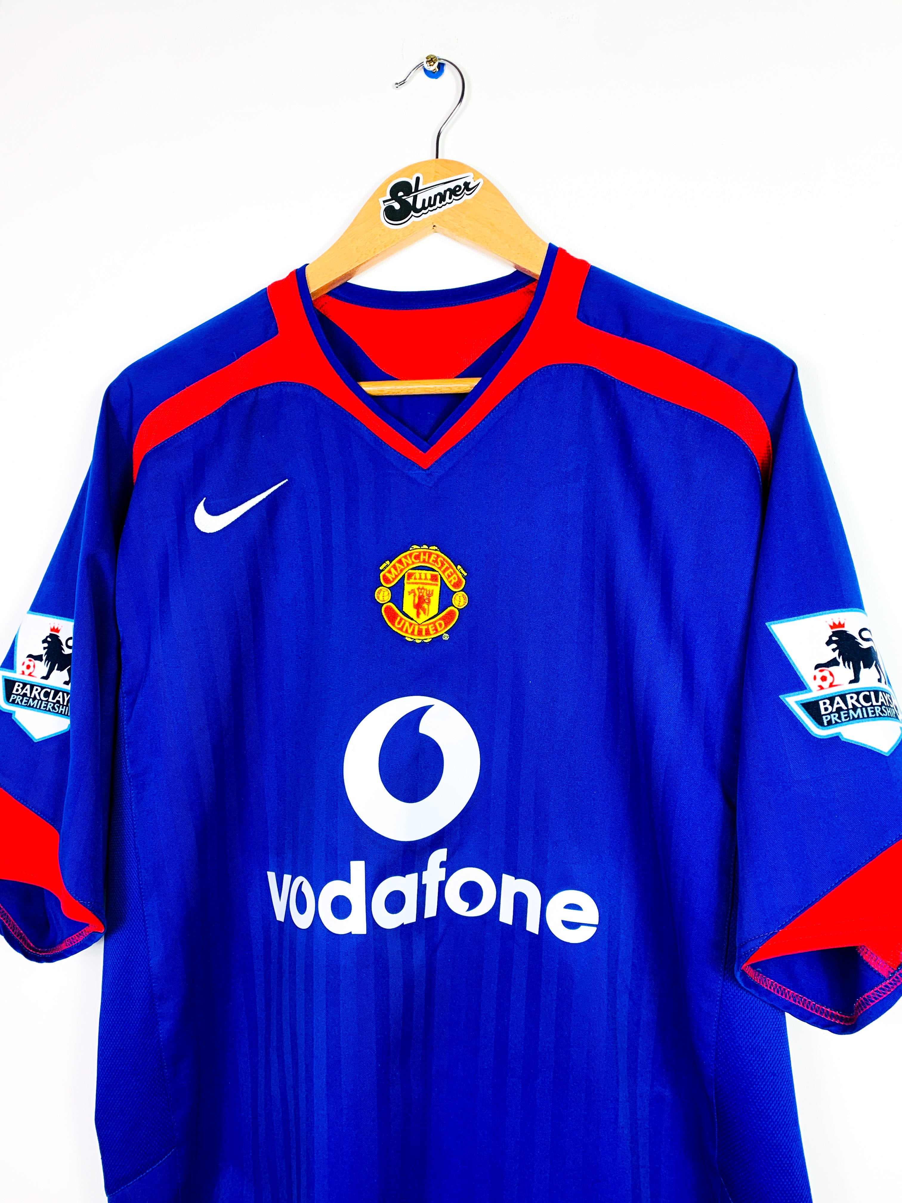 MANCHESTER UNITED 2005/2006 AWAY SHIRT #13 J.S. PARK