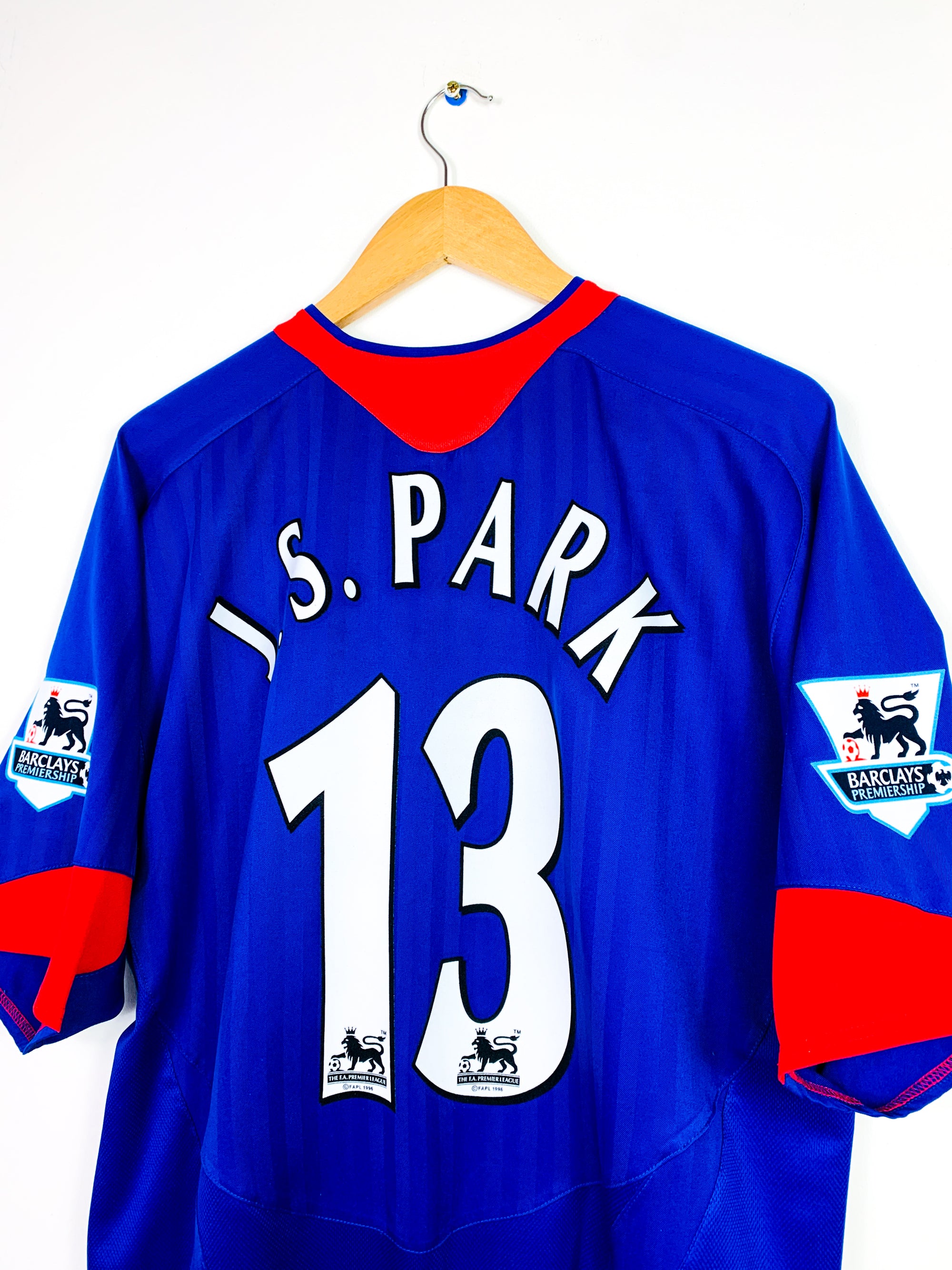 MANCHESTER UNITED 2005/2006 AWAY SHIRT #13 J.S. PARK