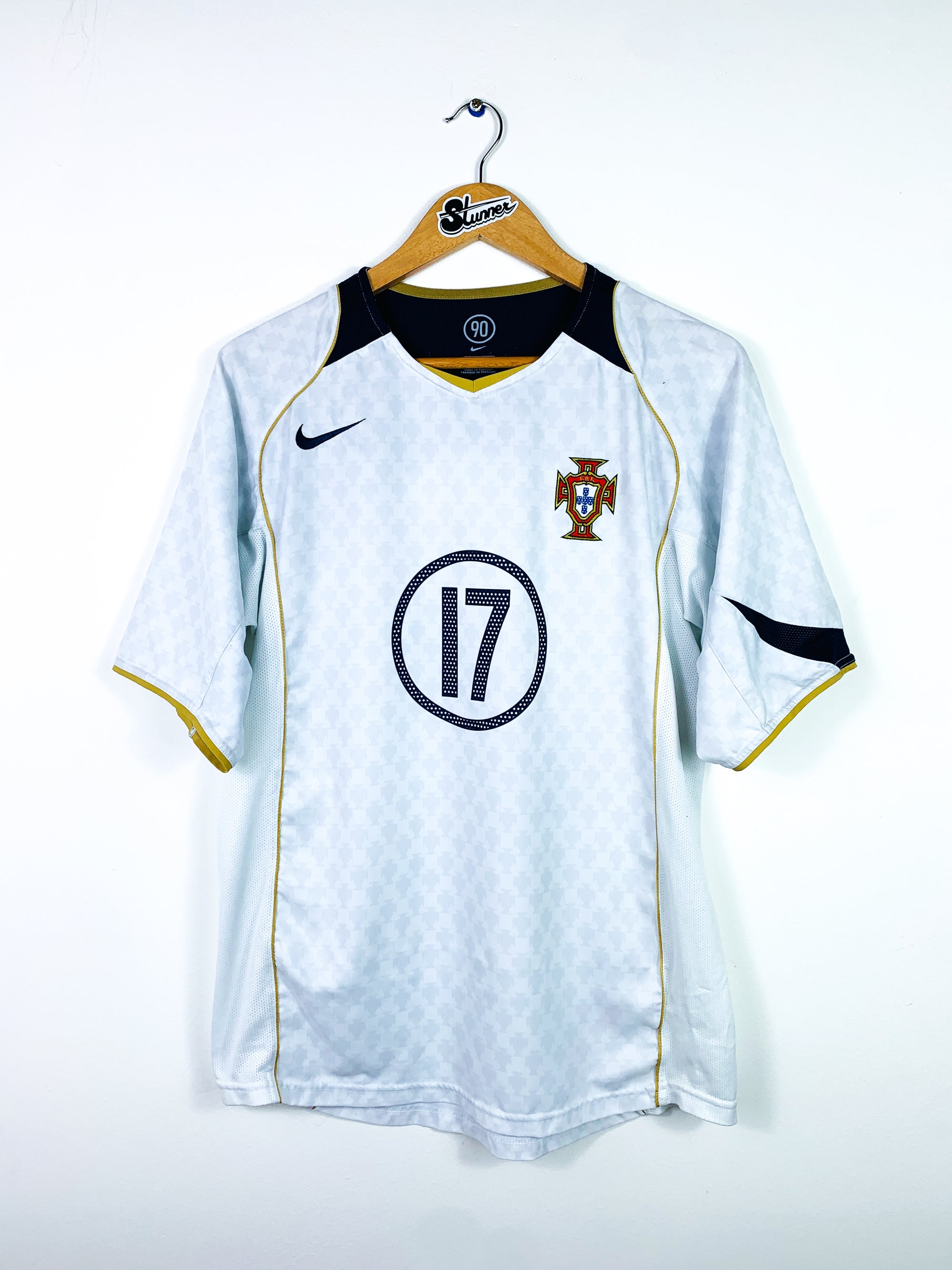 PORTUGAL 2004/2006 AWAY SHIRT #17 C.RONALDO