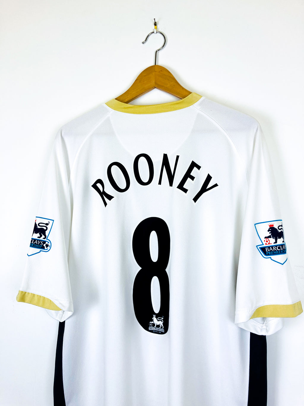 MANCHESTER UNITED 2006/2008 AWAY SHIRT #10 ROONEY