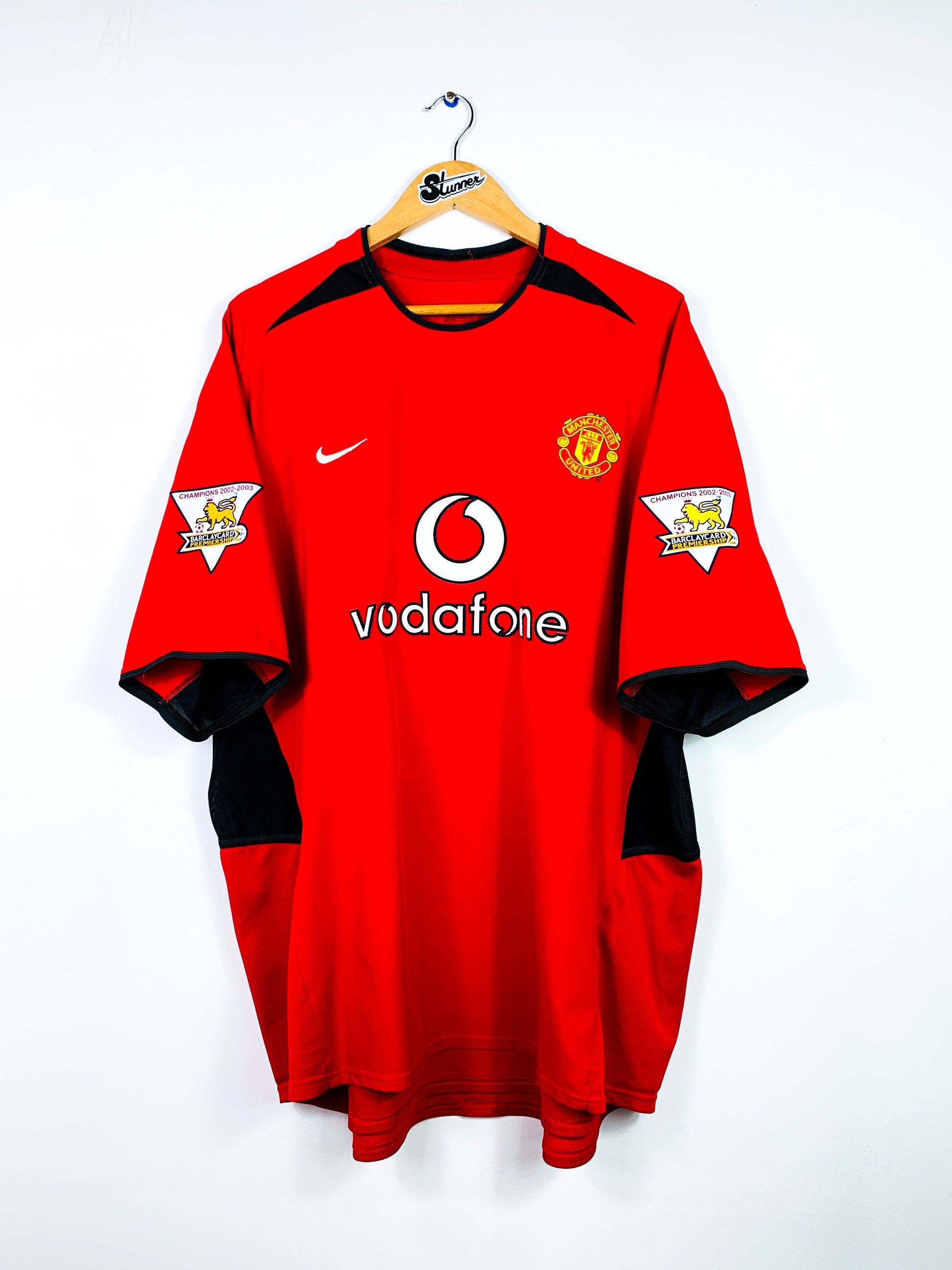 MANCHESTER UNITED 2002/2004 HOME SHIRT #7 RONALDO [XXL]