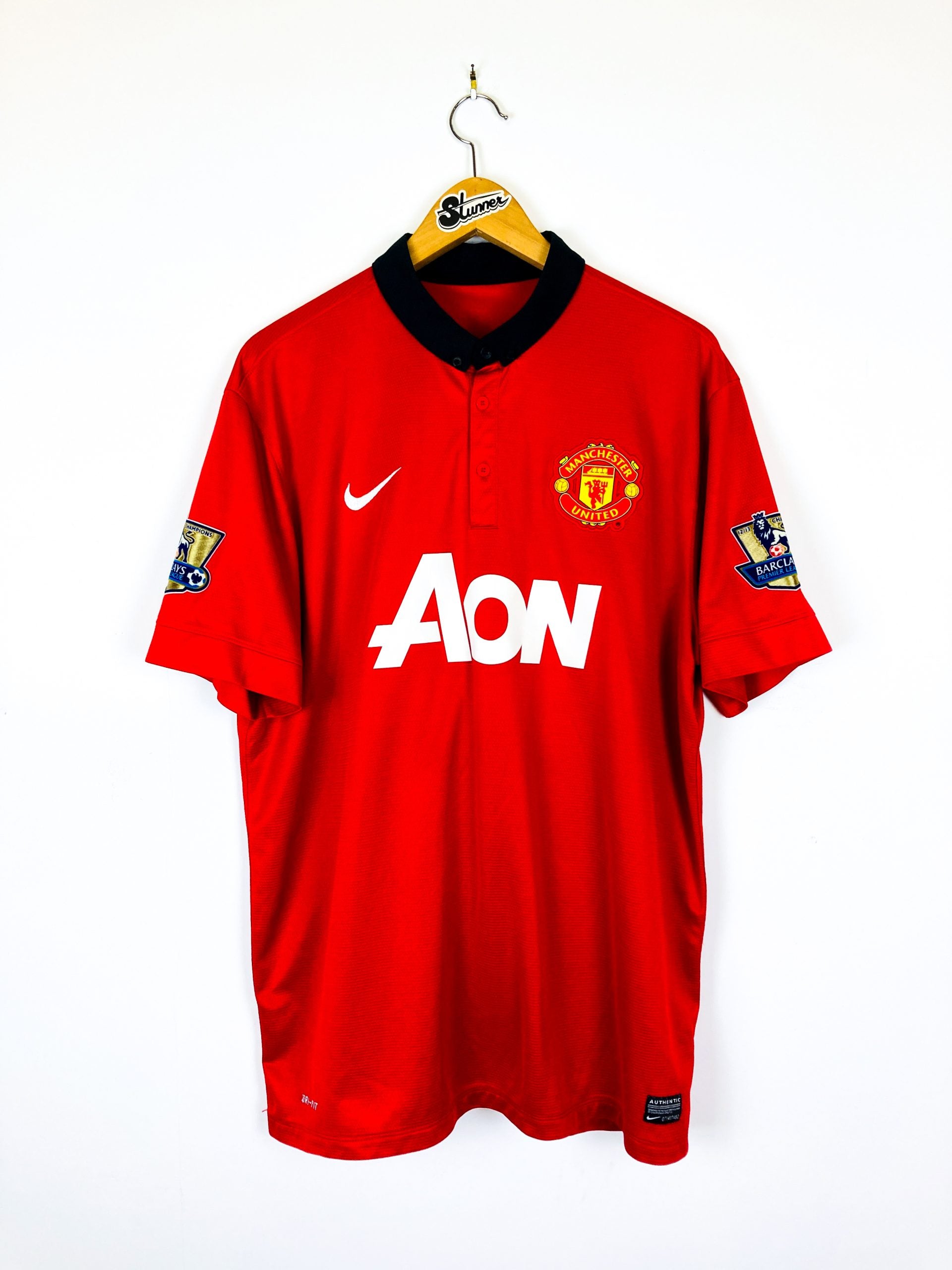 MANCHESTER UNITED 2013/2014 HOME SHIRT #16 CARRICK