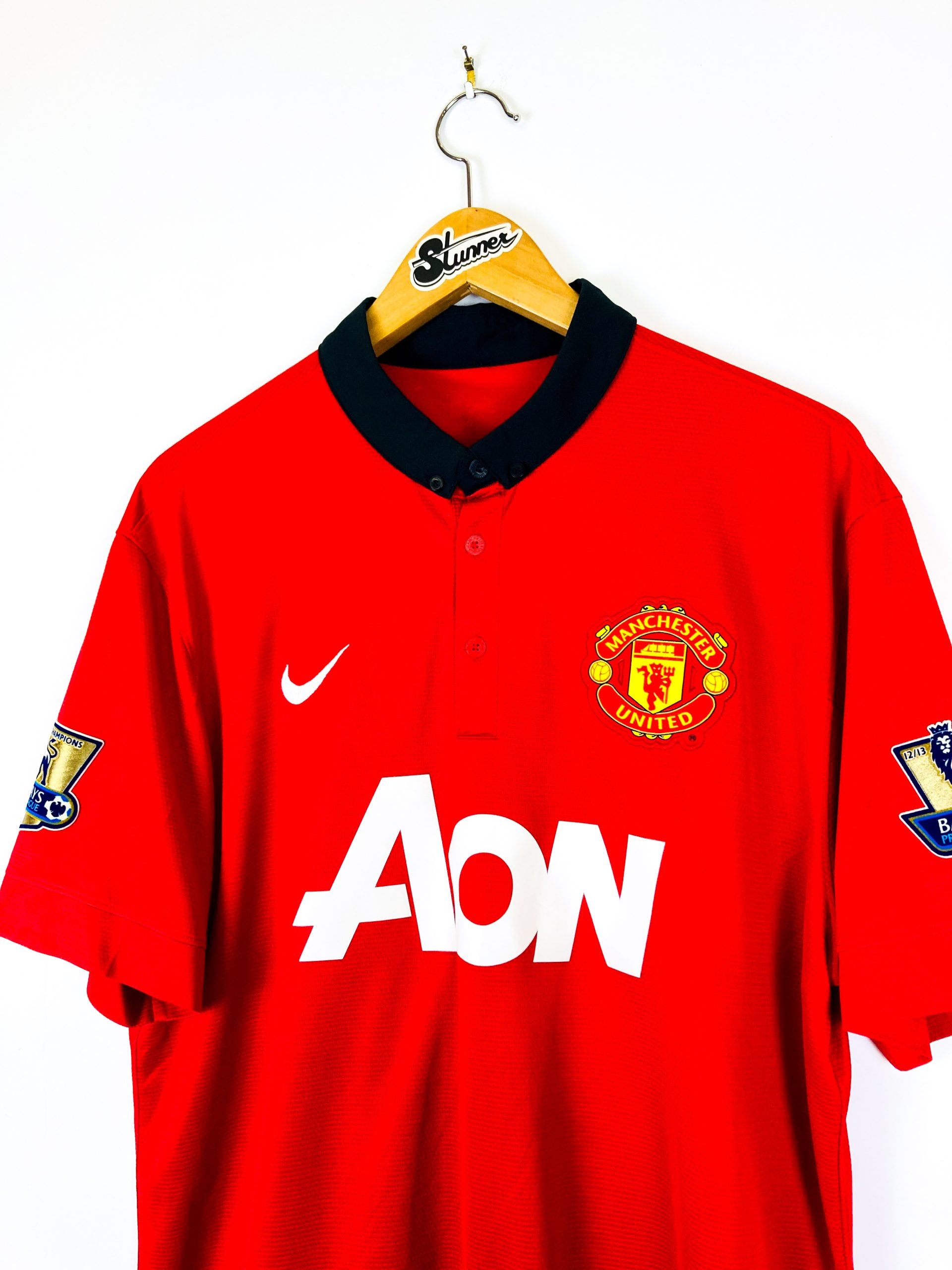 MANCHESTER UNITED 2013/2014 HOME SHIRT #16 CARRICK