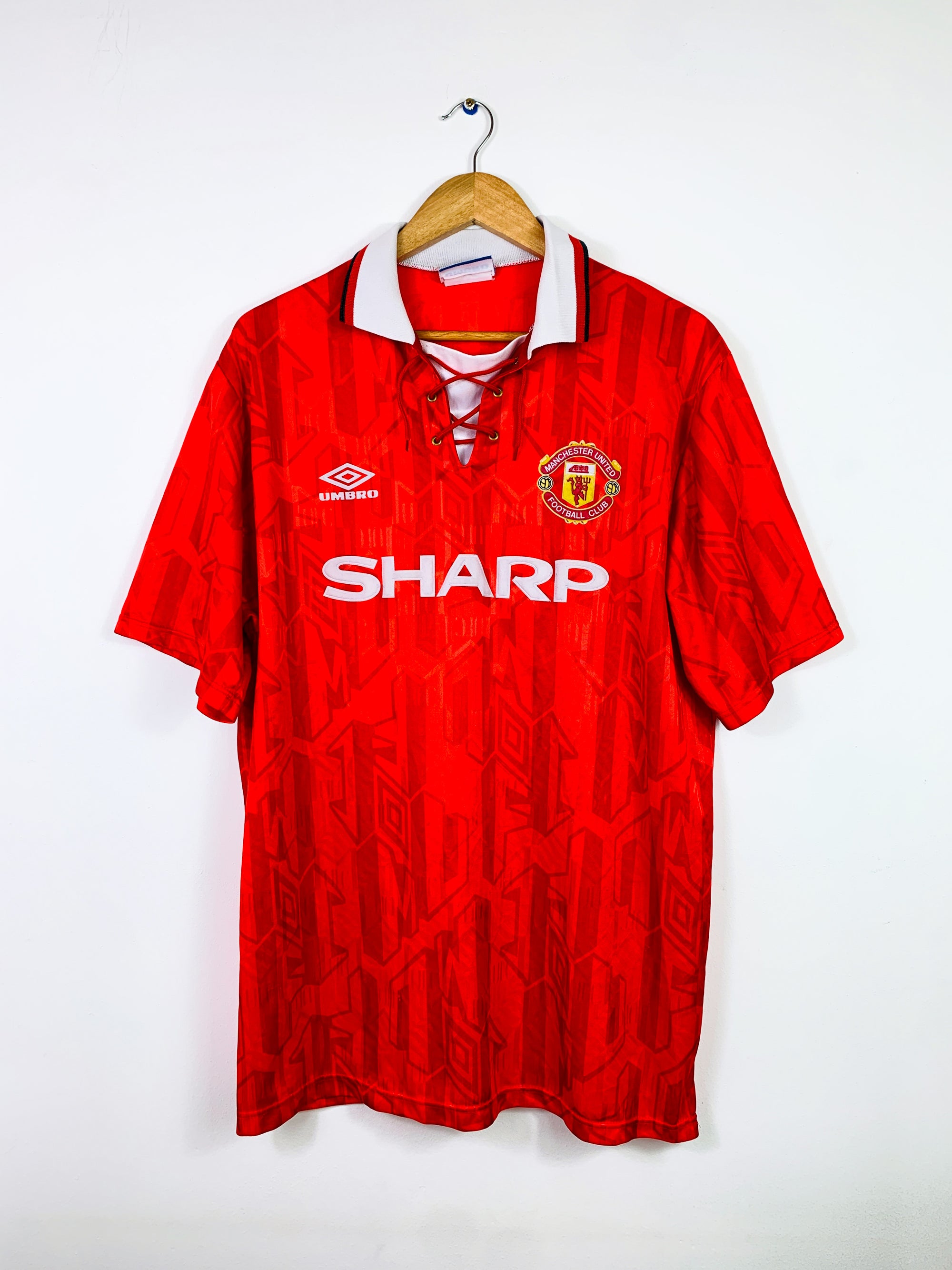 MANCHESTER UNITED 1992/1994 HOME SHIRT #7 CANTONA