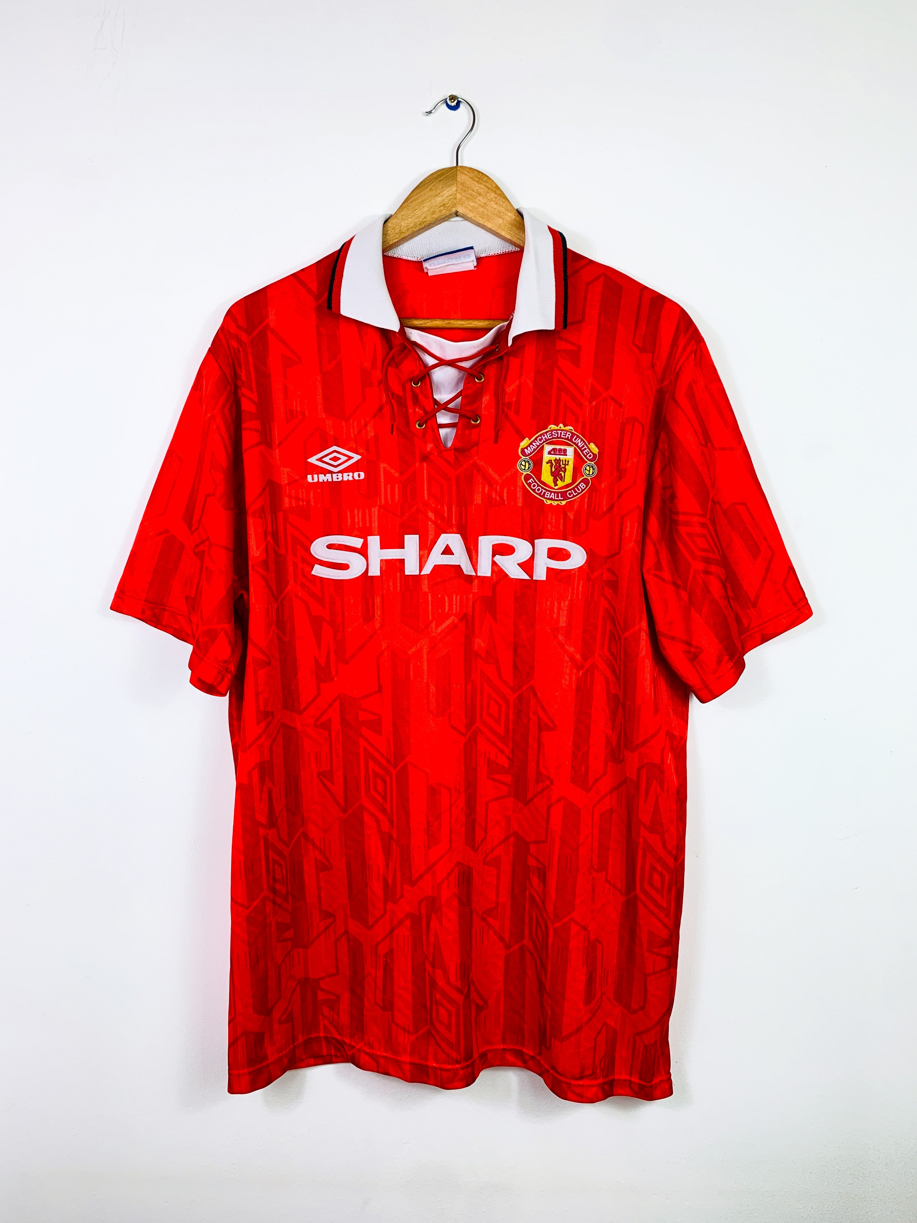 MANCHESTER UNITED 1992/1994 HOME SHIRT #7 CANTONA