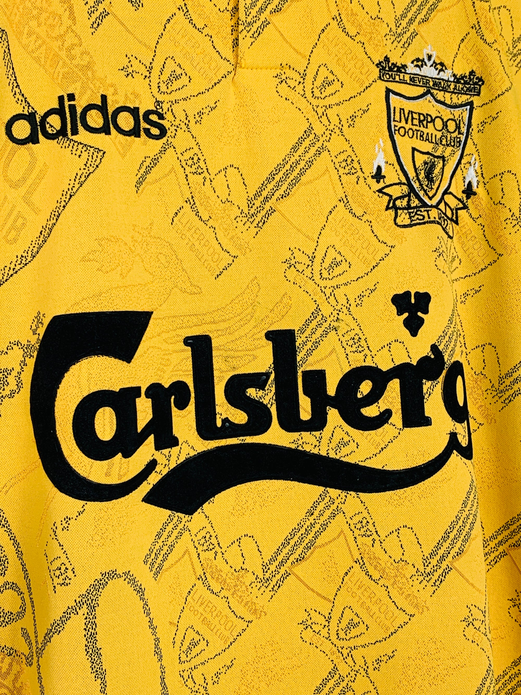 LIVERPOOL 1994/1996 THIRD SHIRT #9 RUSH