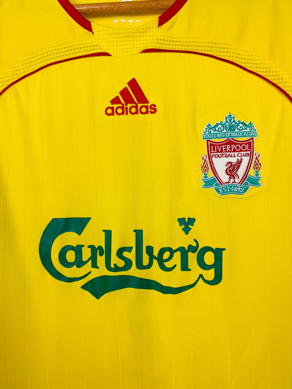 LIVERPOOL 2006/2008 *PLAYER ISSUE* AWAY SHIRT #9 TORRES [L/S]