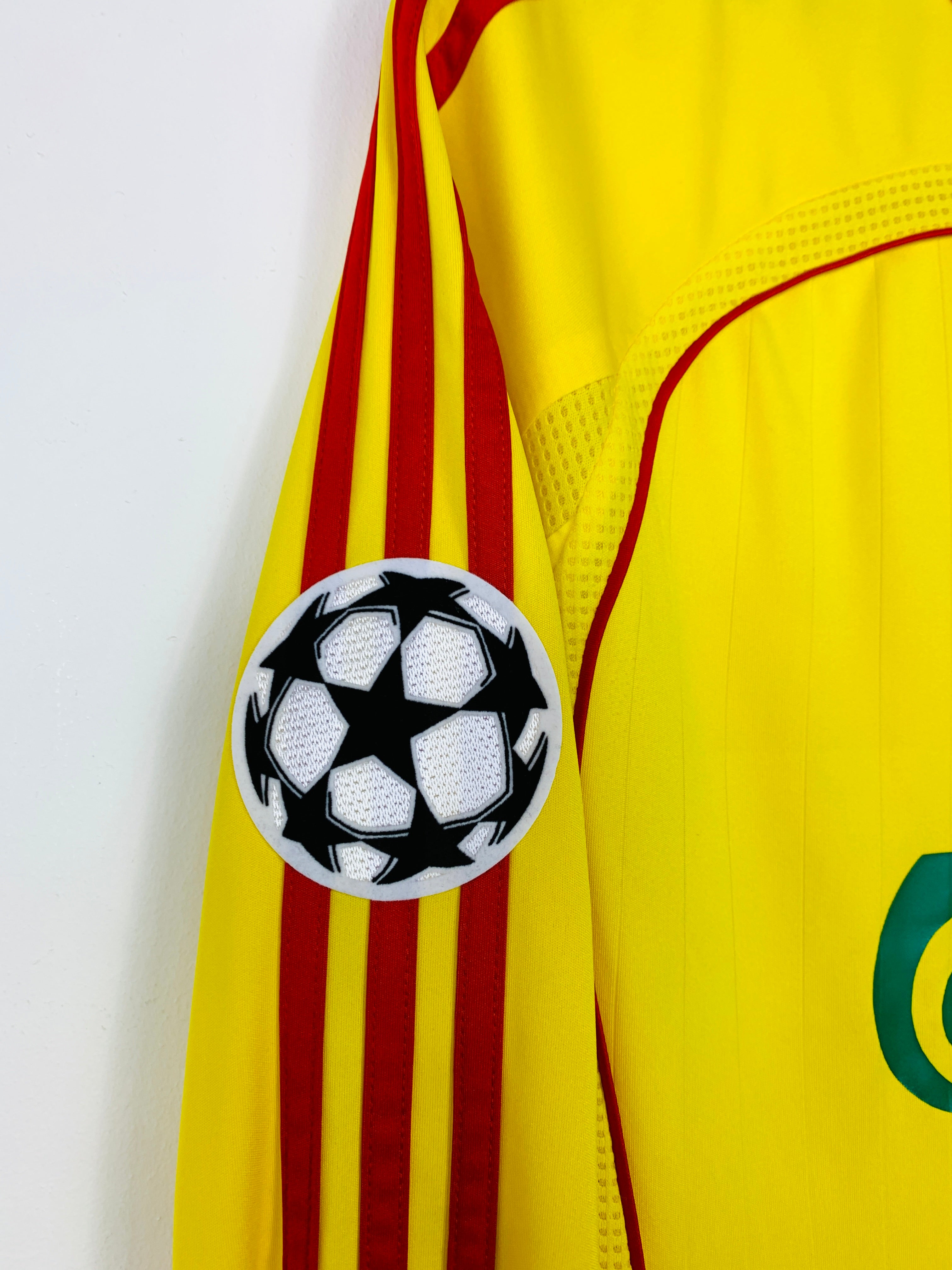 LIVERPOOL 2006/2008 *PLAYER ISSUE* AWAY SHIRT #9 TORRES [L/S]