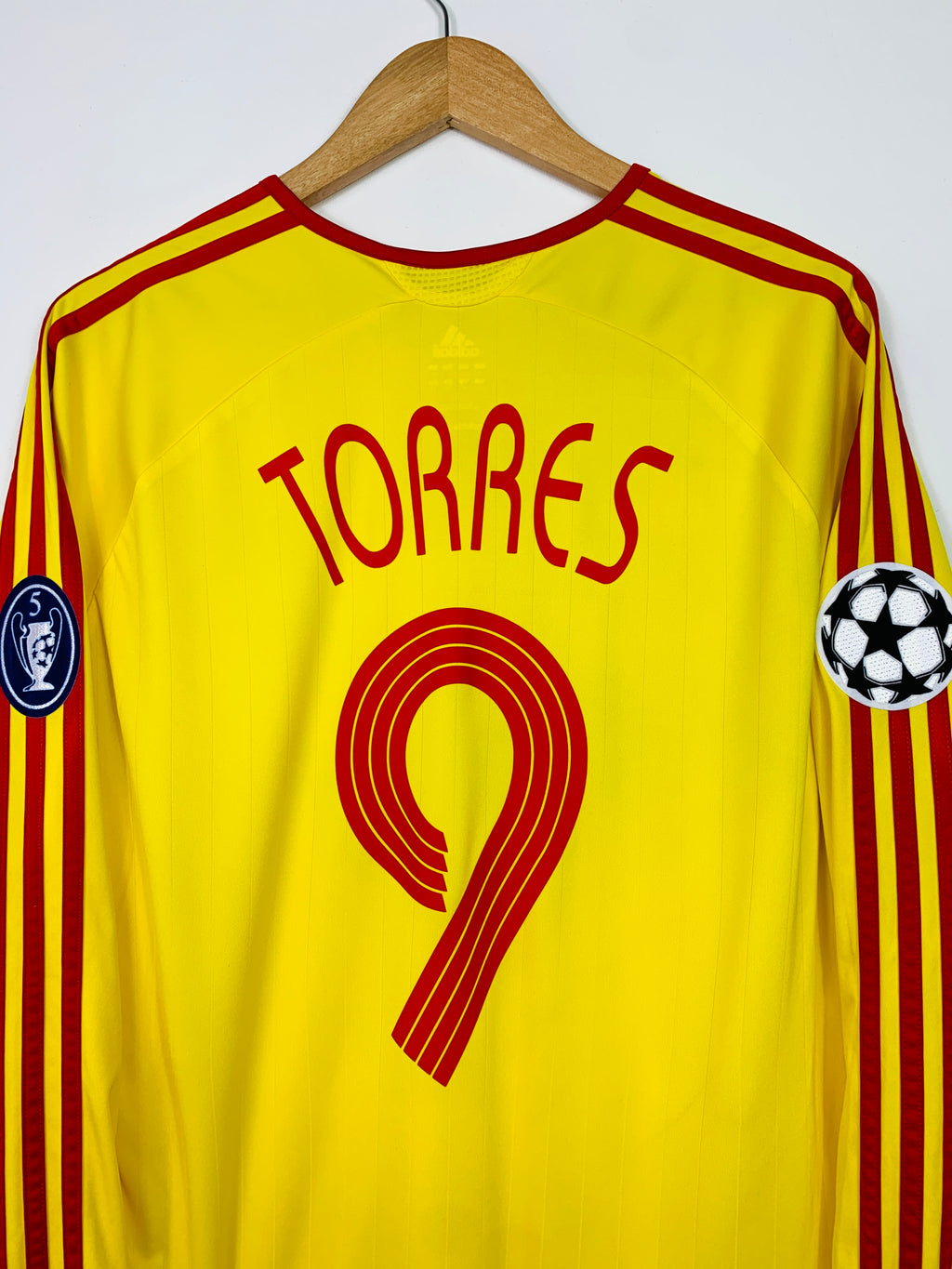 LIVERPOOL 2006/2008 *PLAYER ISSUE* AWAY SHIRT #9 TORRES [L/S]